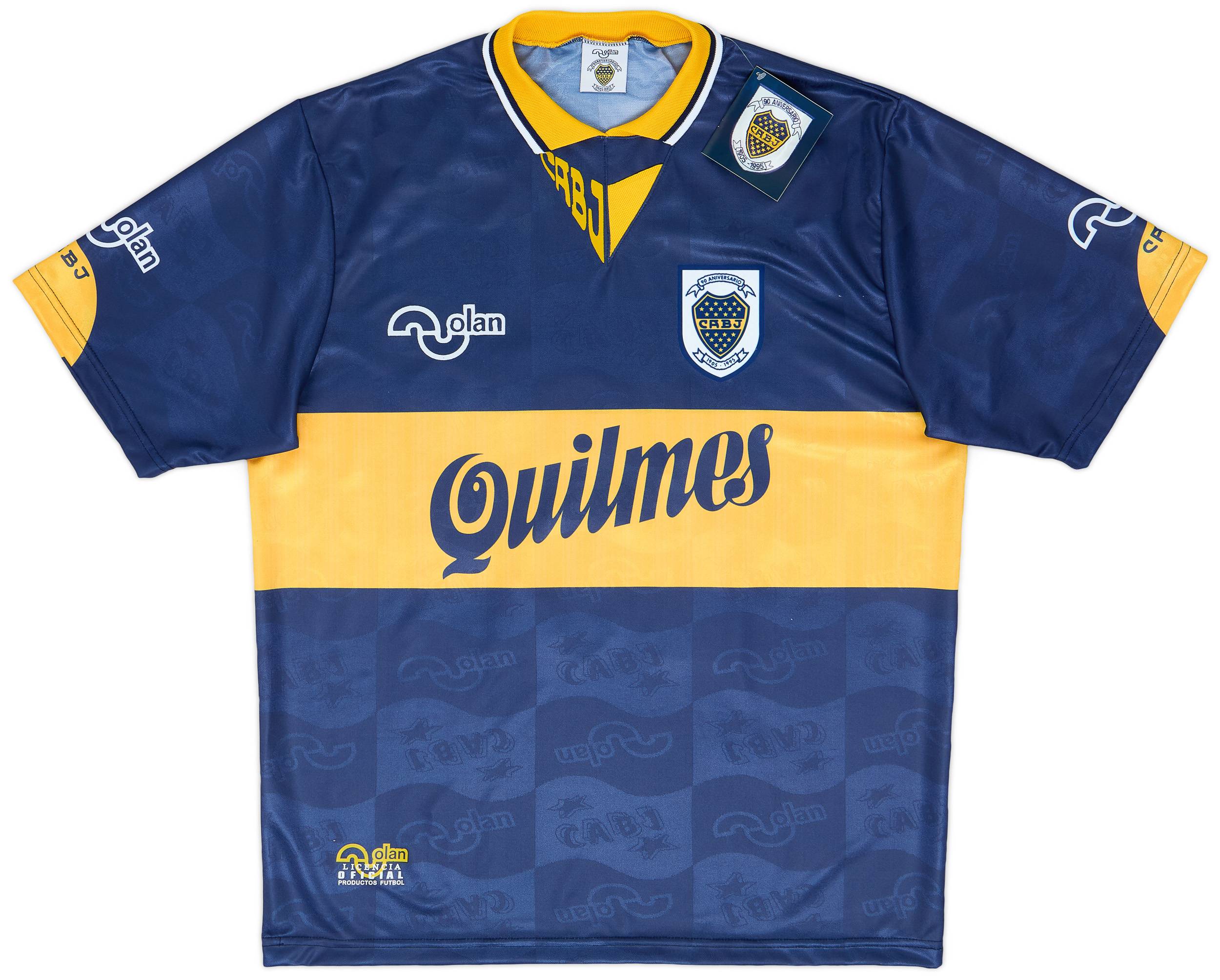 1995-96 Boca Juniors Olan Reissue Home Shirt #10 (Maradona)