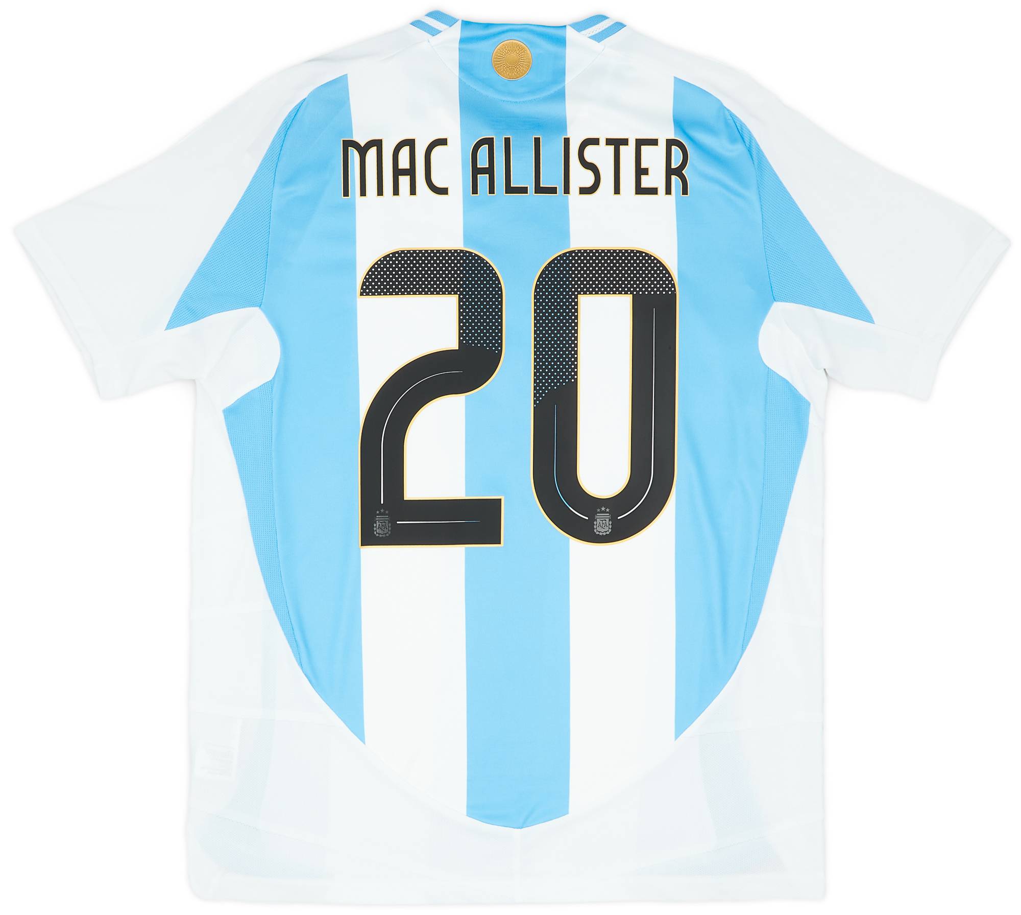 アルゼンチン代表 シャツ MAC ALLISTER 20 新品未使用 アルゼンチン代表 MAC ALLISTER 20番 - メルカリ