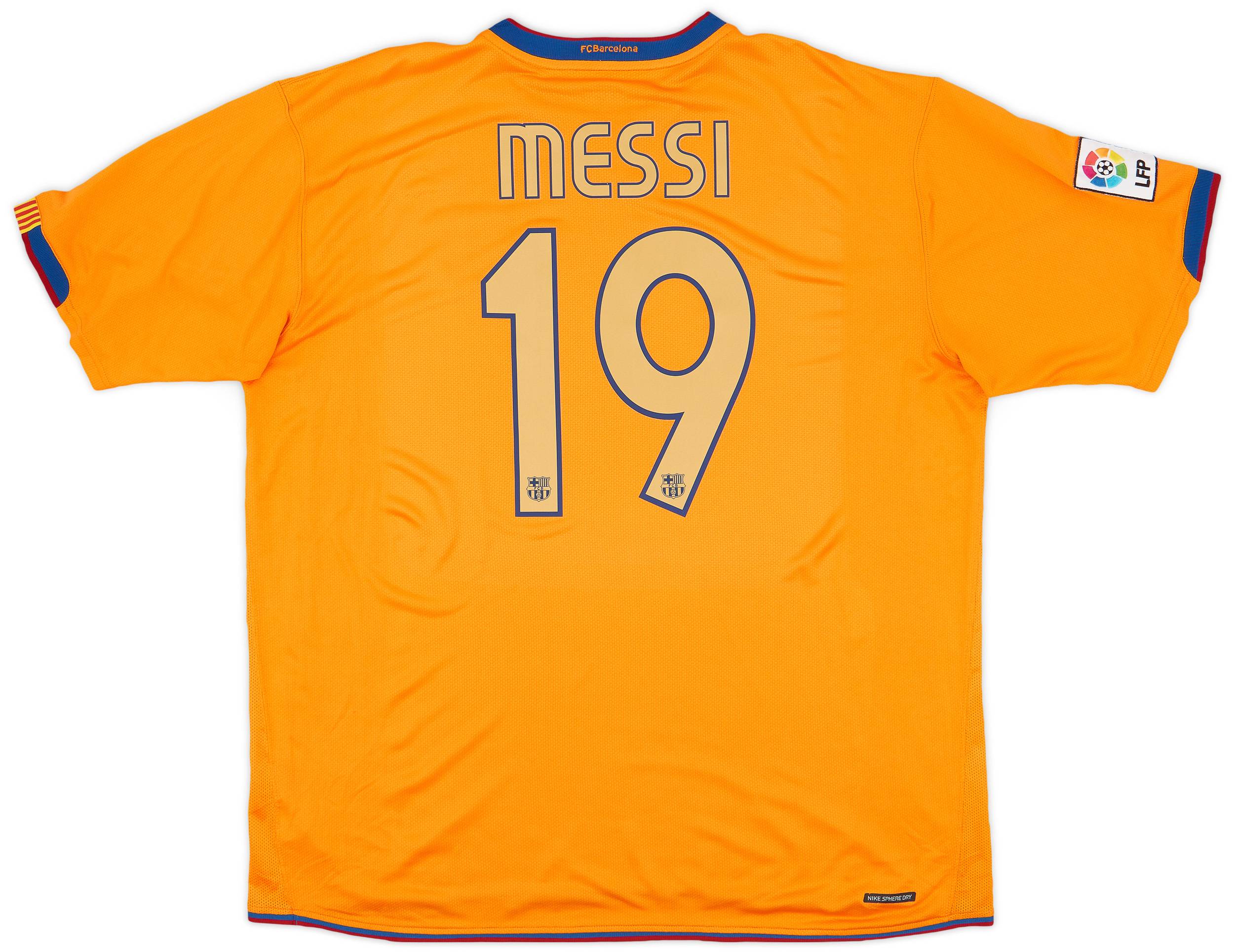 2006-08 Barcelona Away Shirt Messi #19 - 7/10 - (XXL)