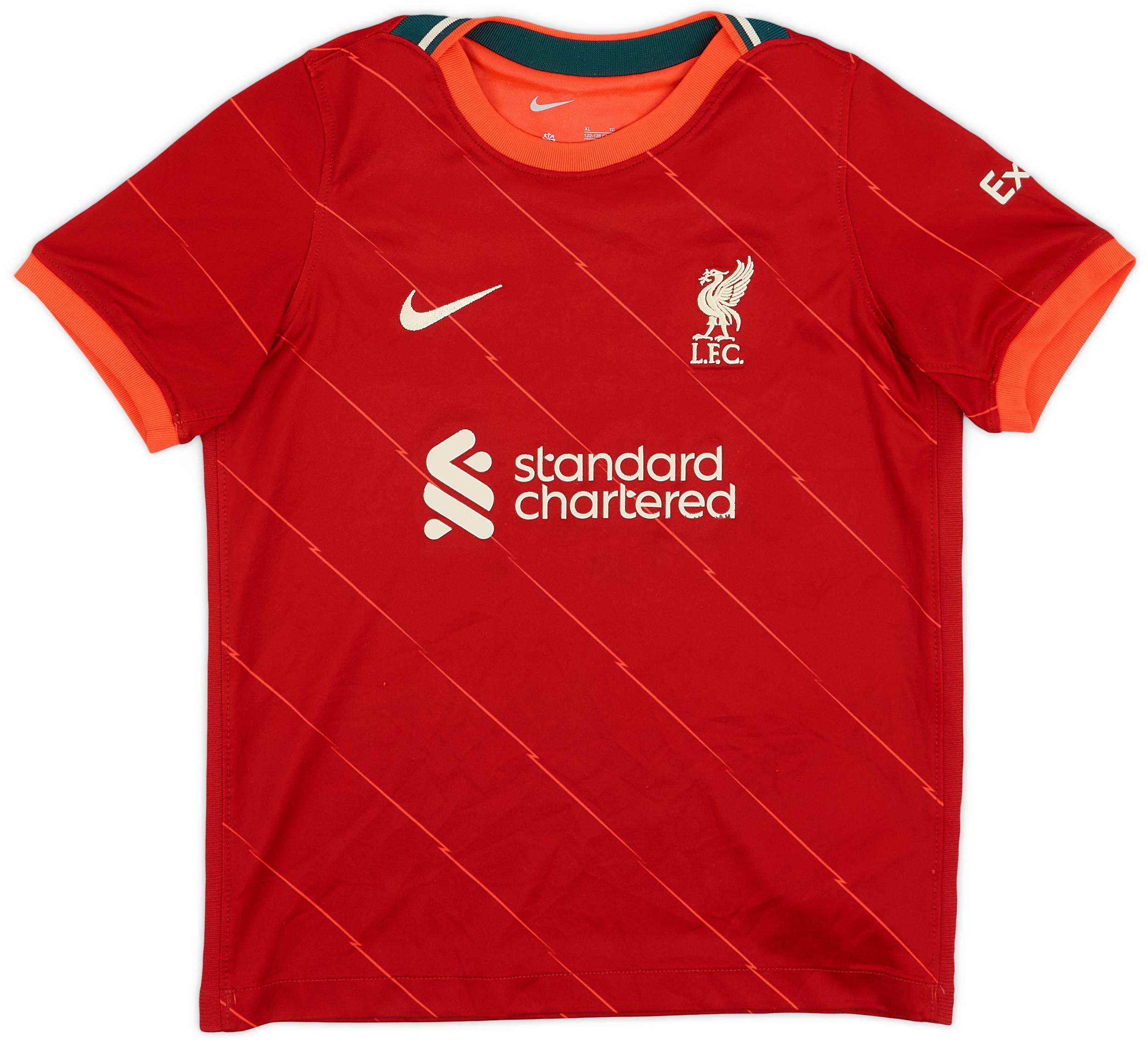2021-22 Liverpool Home Shirt - 9/10 - (7-8 Years)