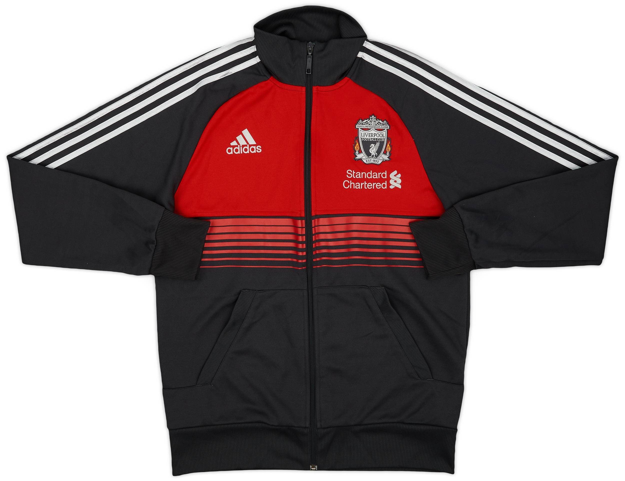 2011-12 Liverpool adidas Track Jacket - 9/10 - (M)
