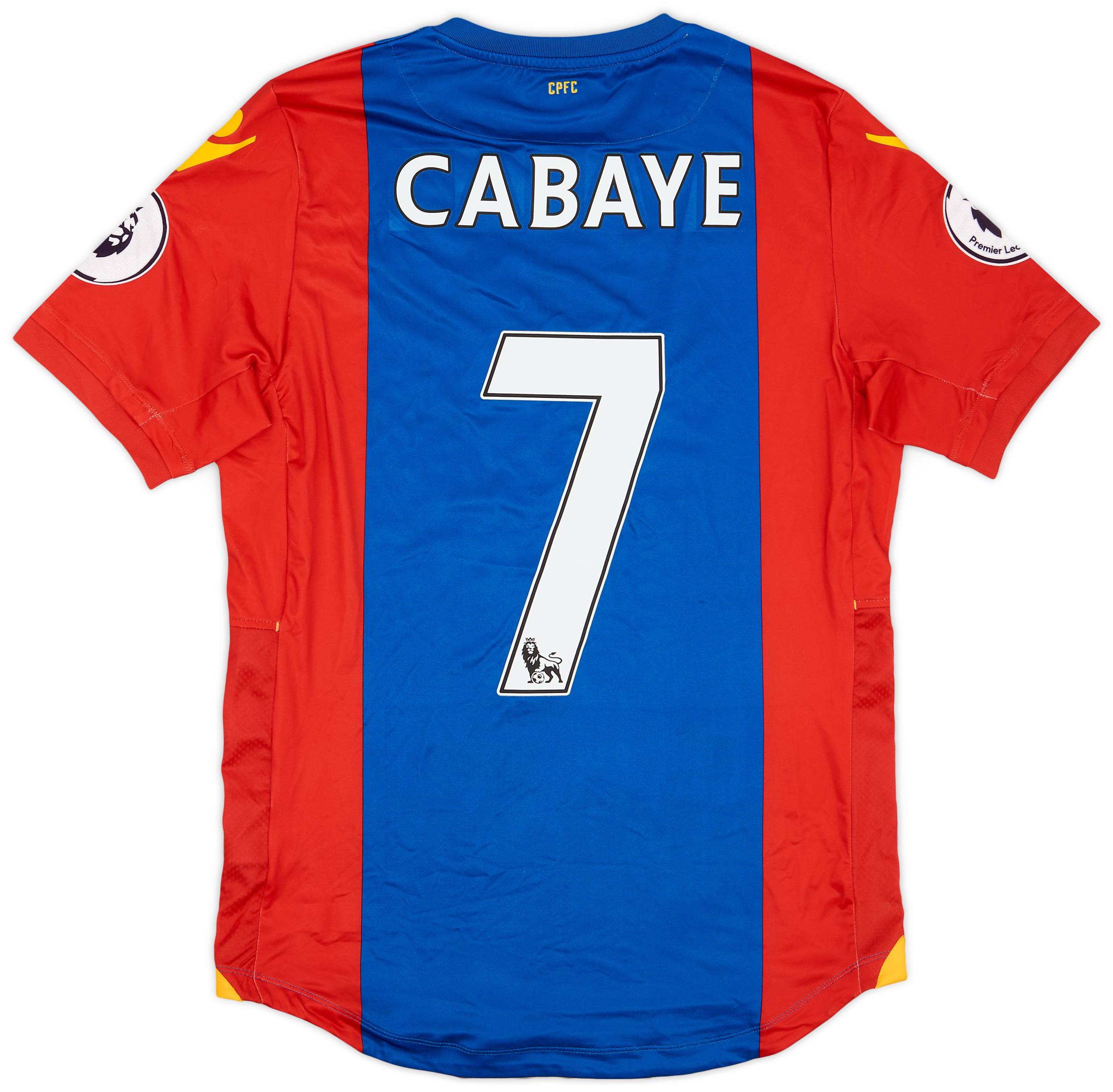 2016-17 Crystal Palace Match Issue Home Shirt Cabaye #7
