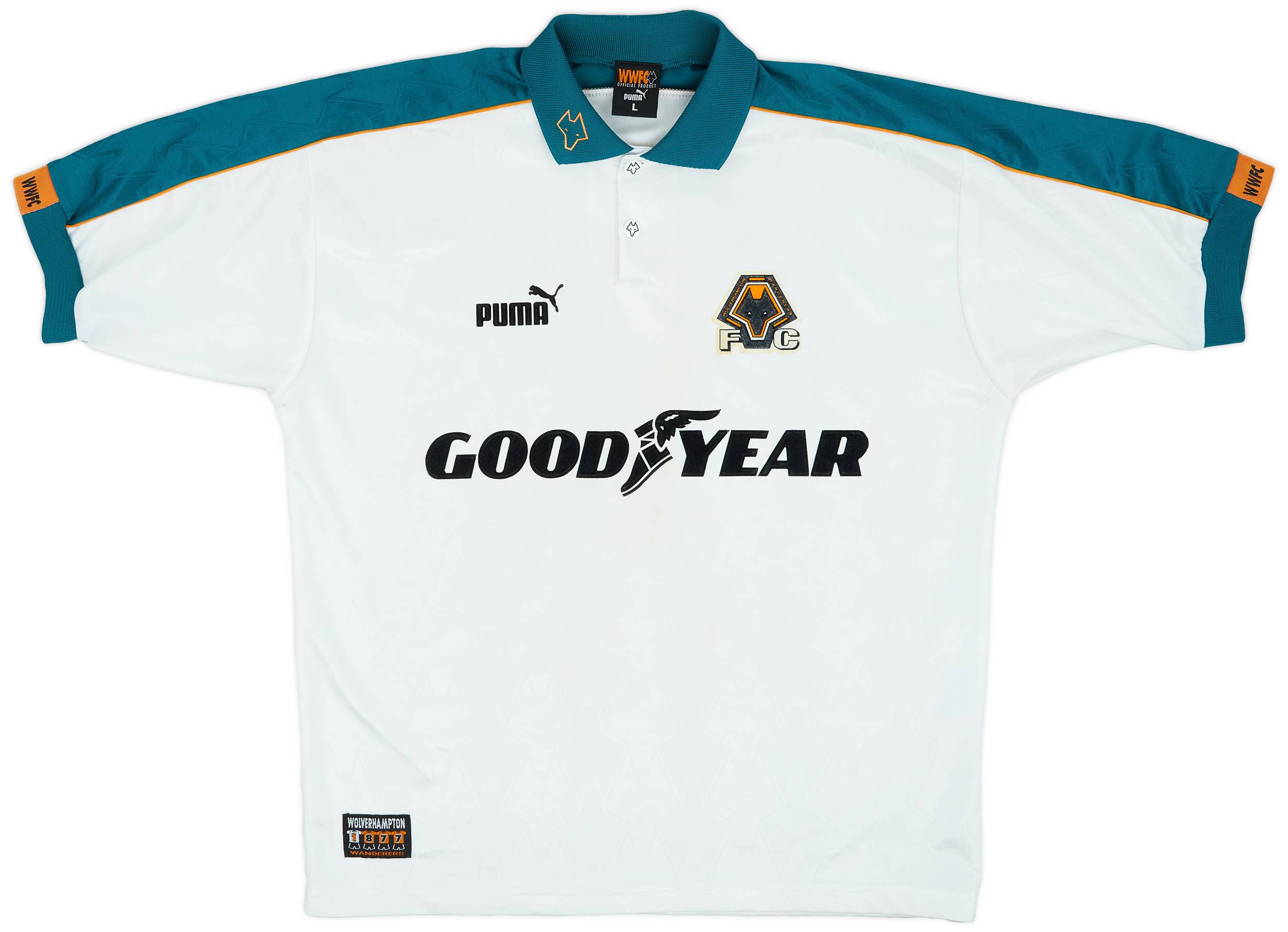 1997-99 Wolves Away Shirt - 9/10 - (L)
