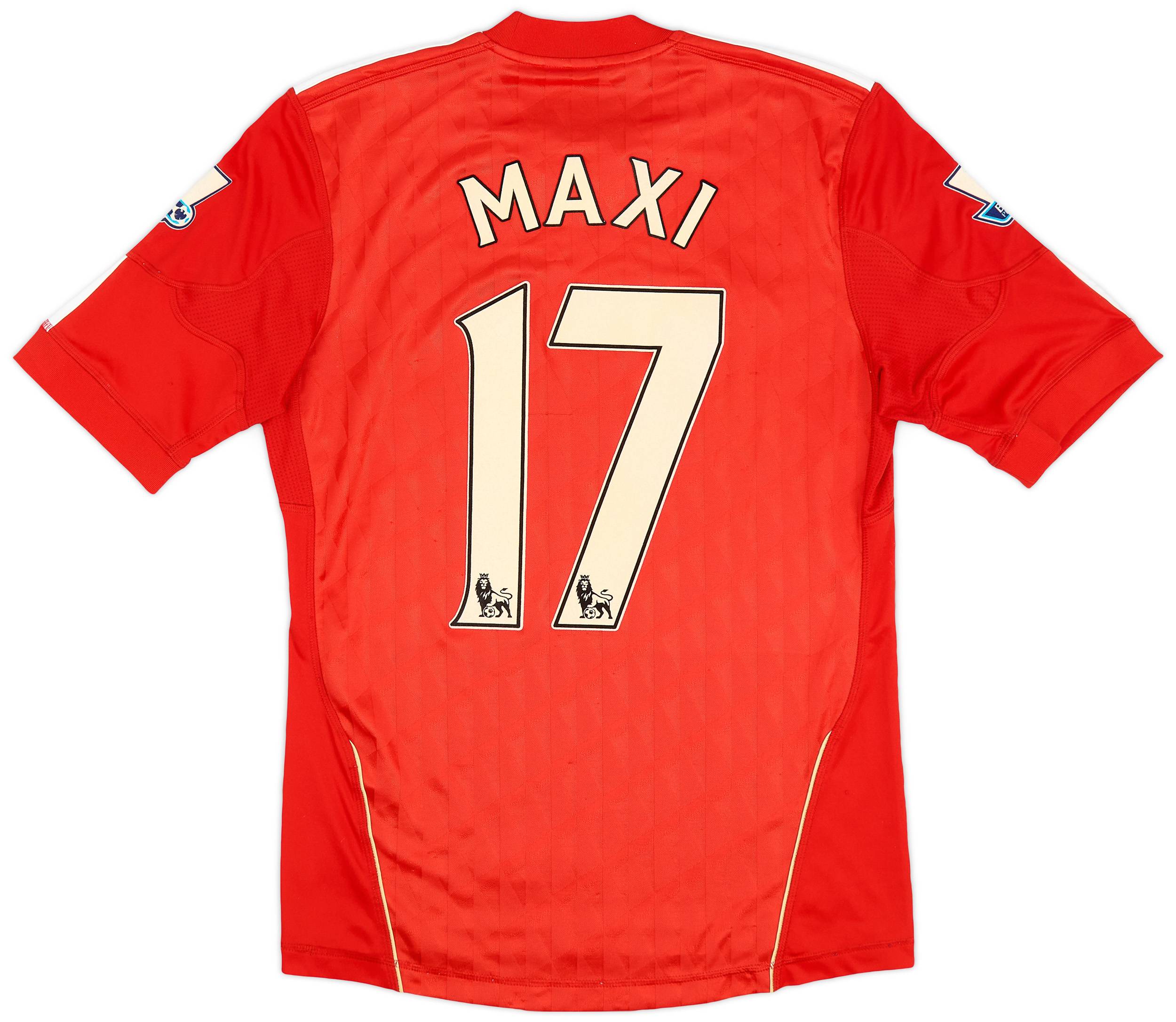 2010-12 Liverpool Home Shirt Maxi #17 - 5/10 - (S)