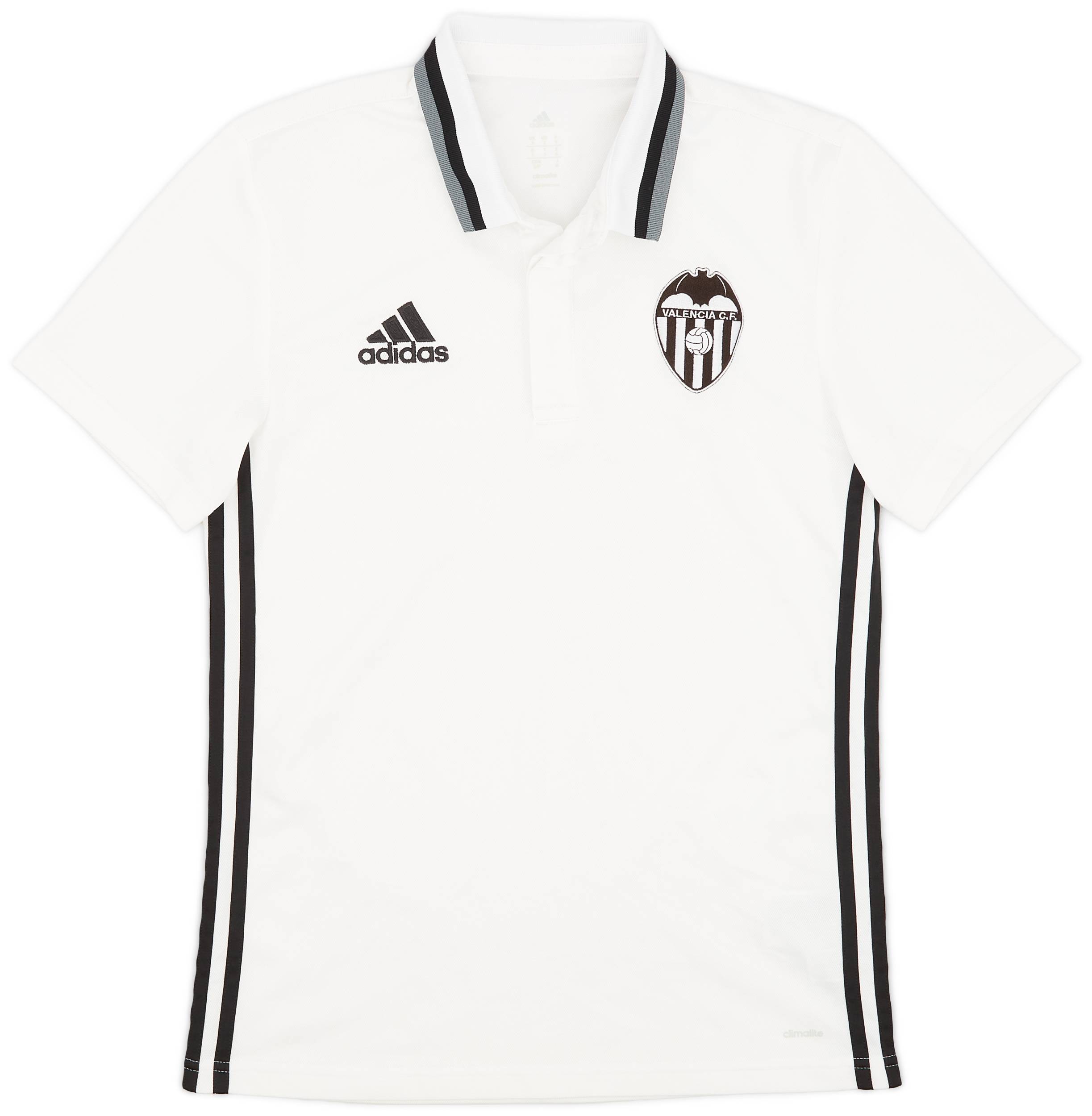 2016-17 Valencia adidas Polo Shirt - 9/10 - (S)
