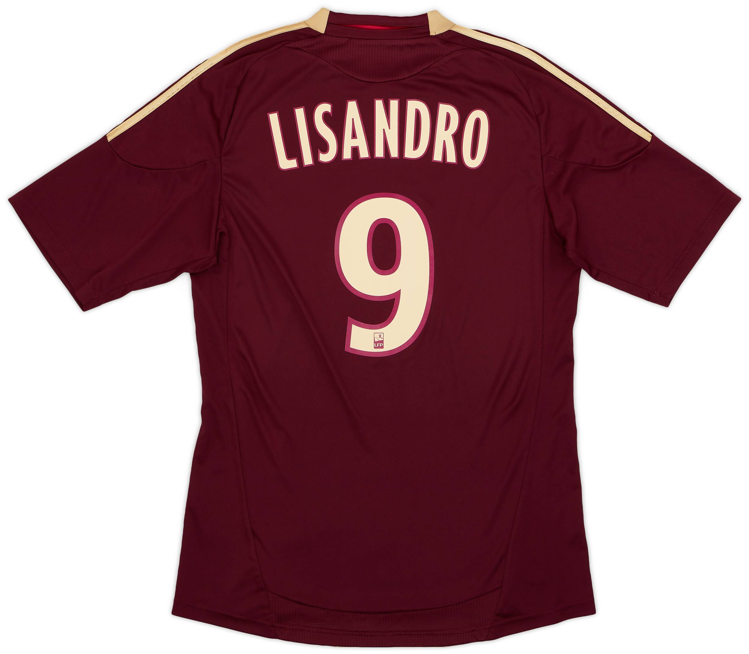 2010-11 Lyon Away Shirt Lisandro #9 - 5/10 - (M)