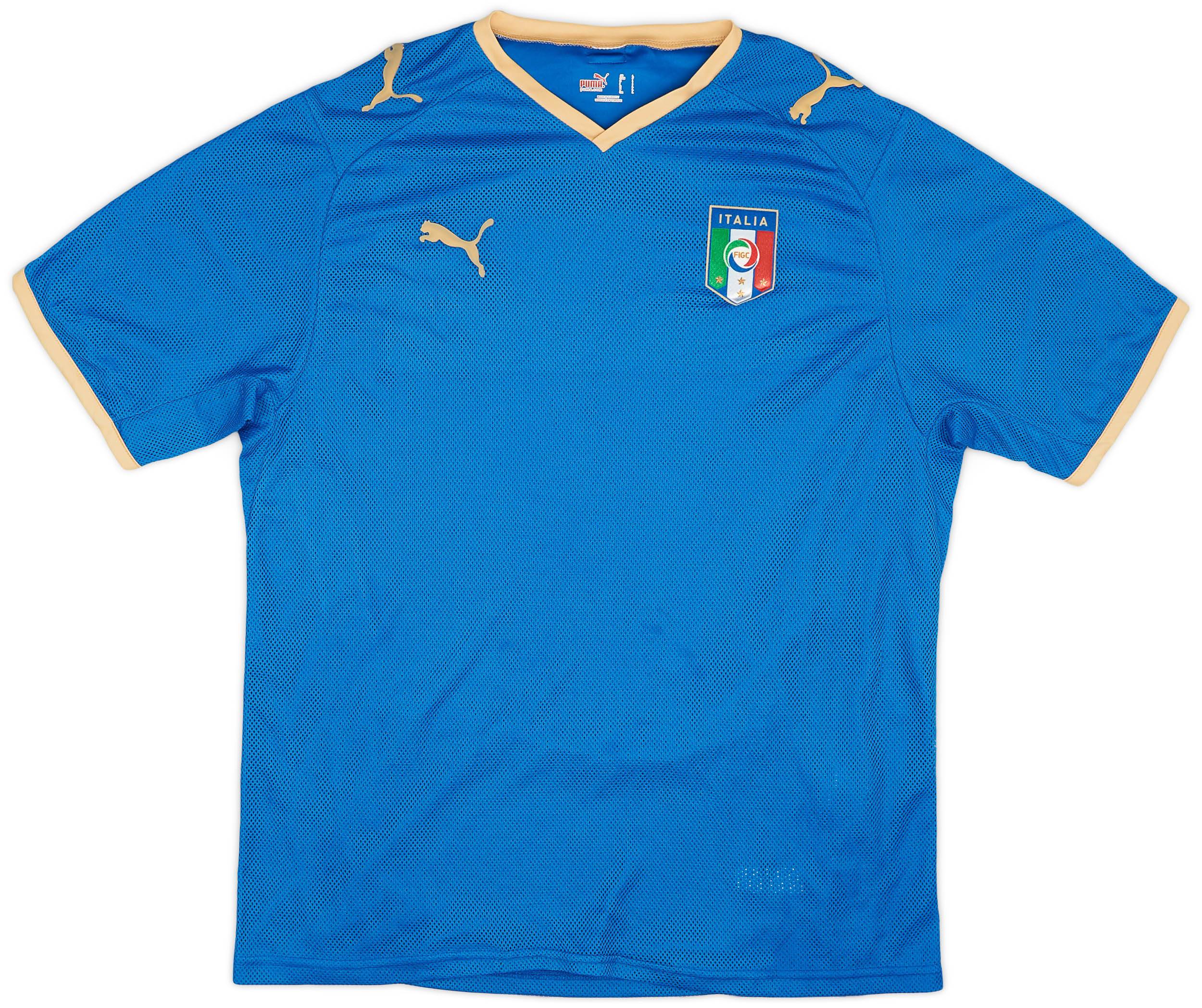 2007-08 Italy Home Shirt - 9/10 - (L)