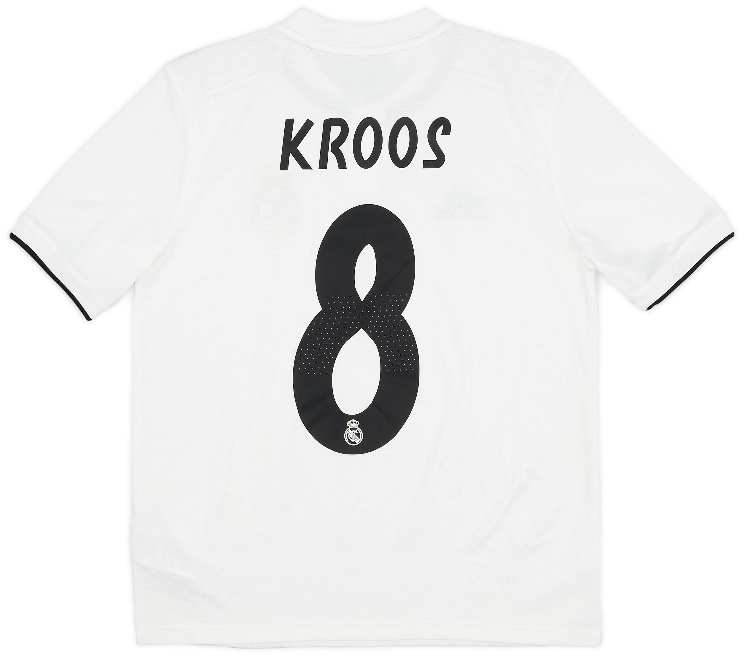 2018-19 Real Madrid Home Shirt Kroos #8 - 9/10 - (L.Boys)