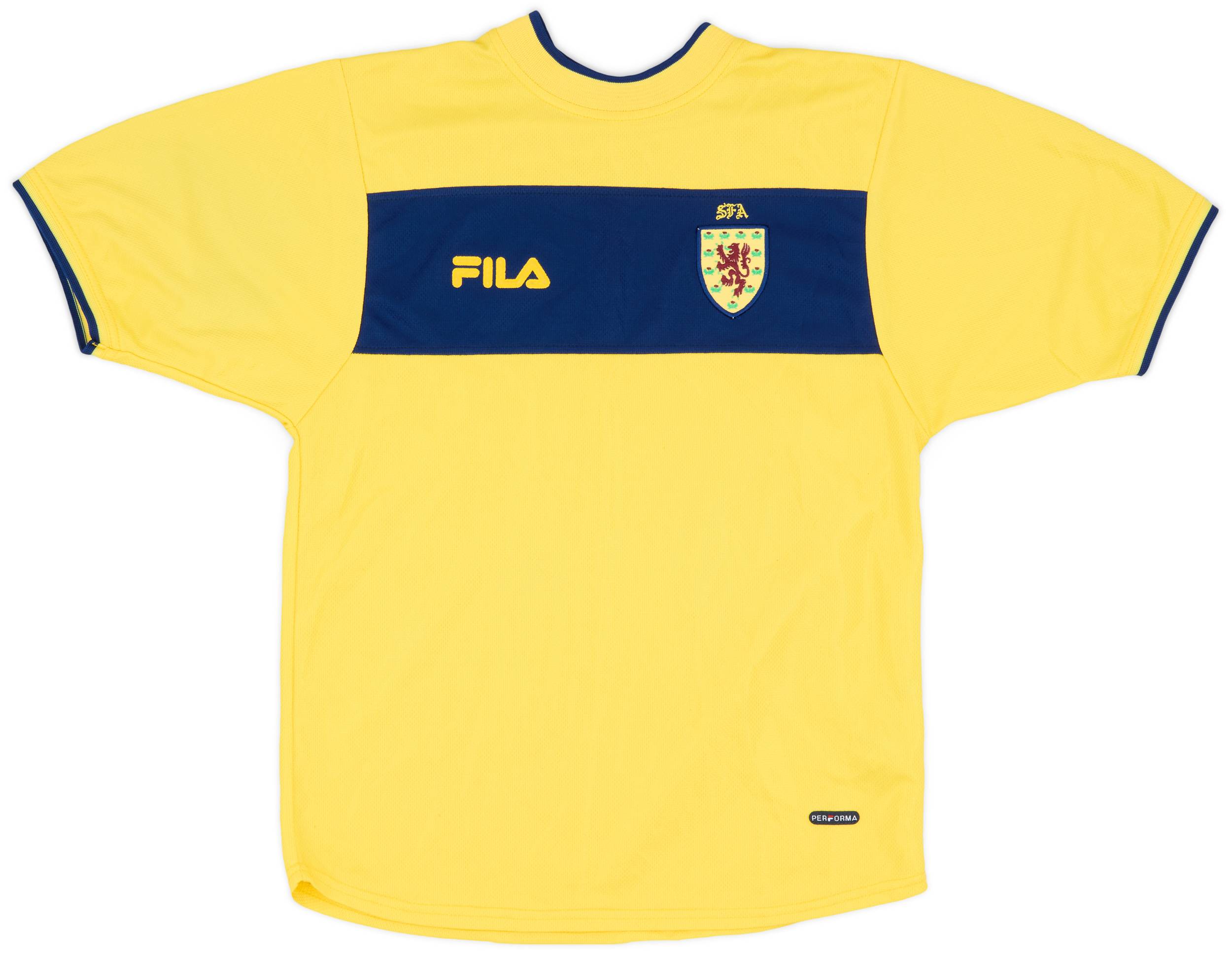 2002-03 Scotland Away Shirt - 8/10 - (L.Boys)