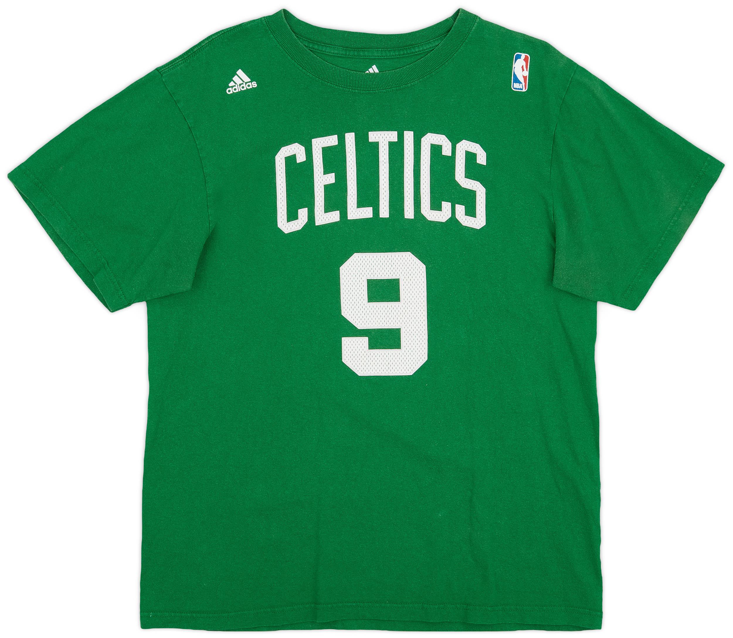 2006-10 Boston Celtics Rondo #9 adidas Tee - 5/10 - (L)
