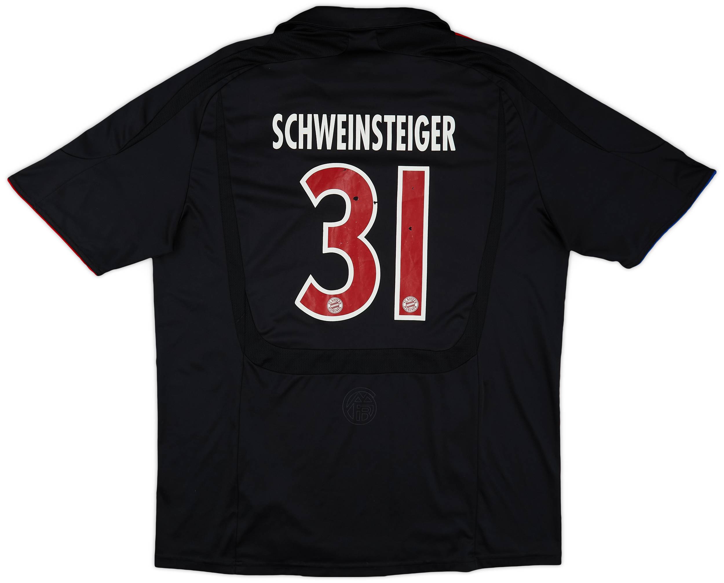2007-08 Bayern Munich Third Shirt Schweinsteiger #31 - 6/10 - (XL)