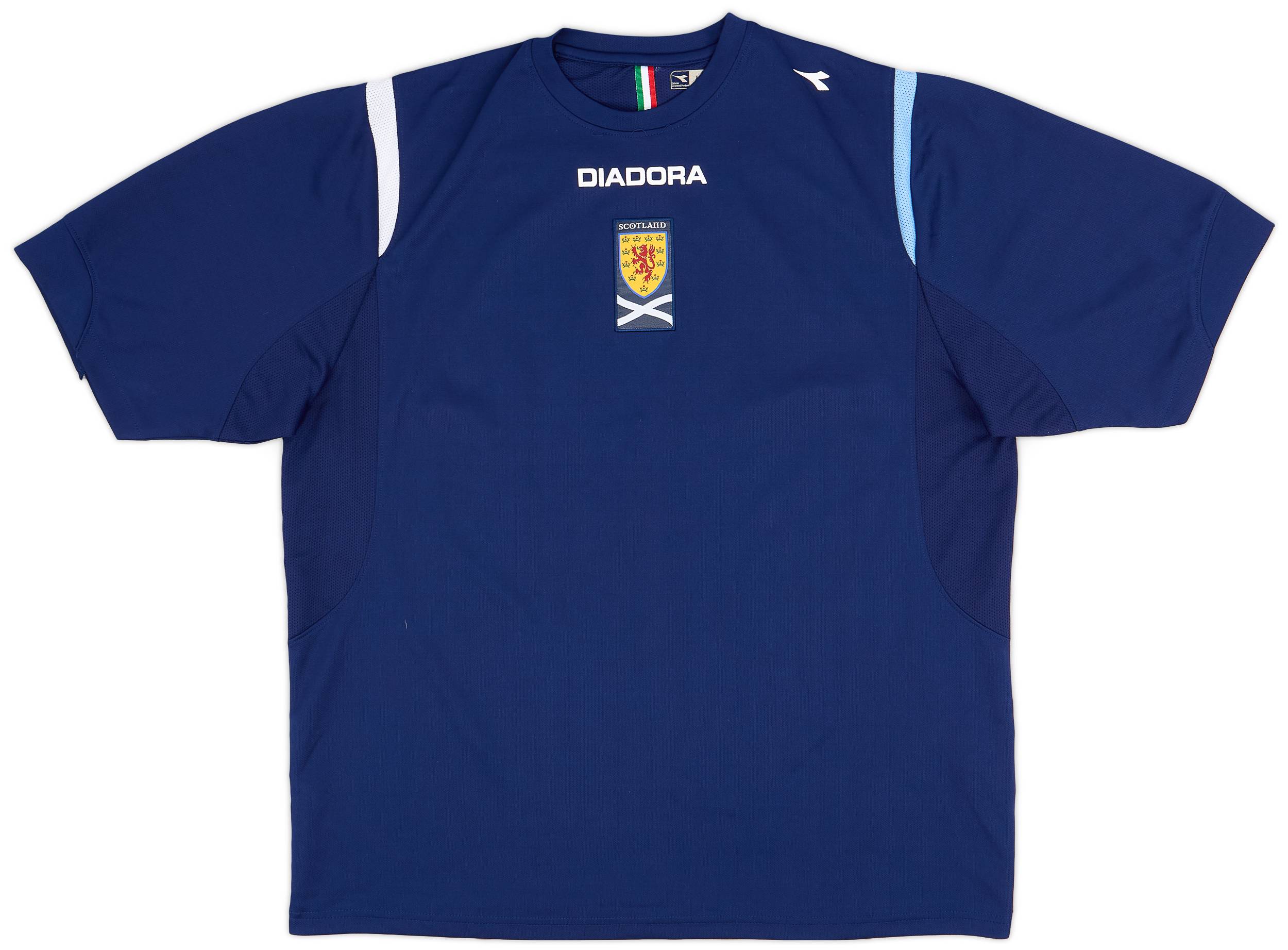 2007-08 Scotland Diadora Training Shirt - 8/10 - (L)
