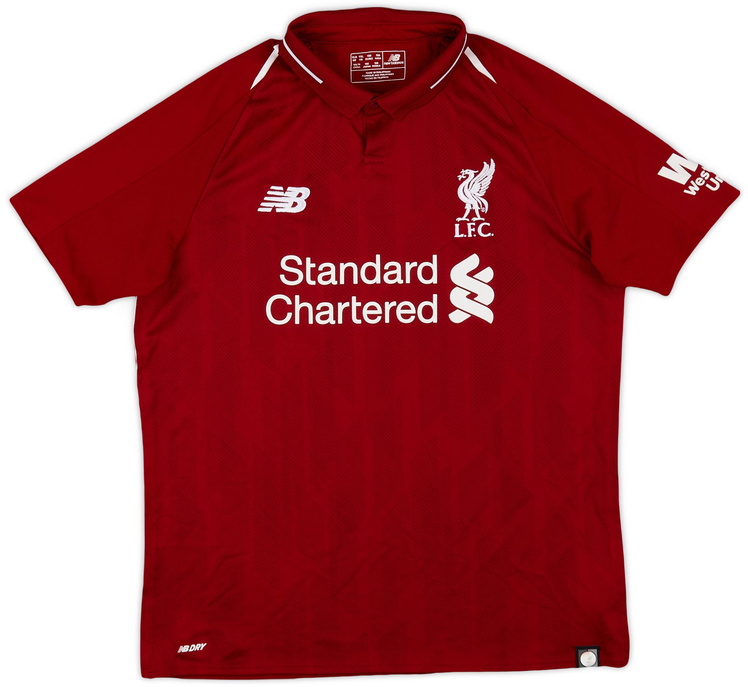 2018-19 Liverpool Home Shirt - 8/10 - (XL.Boys)