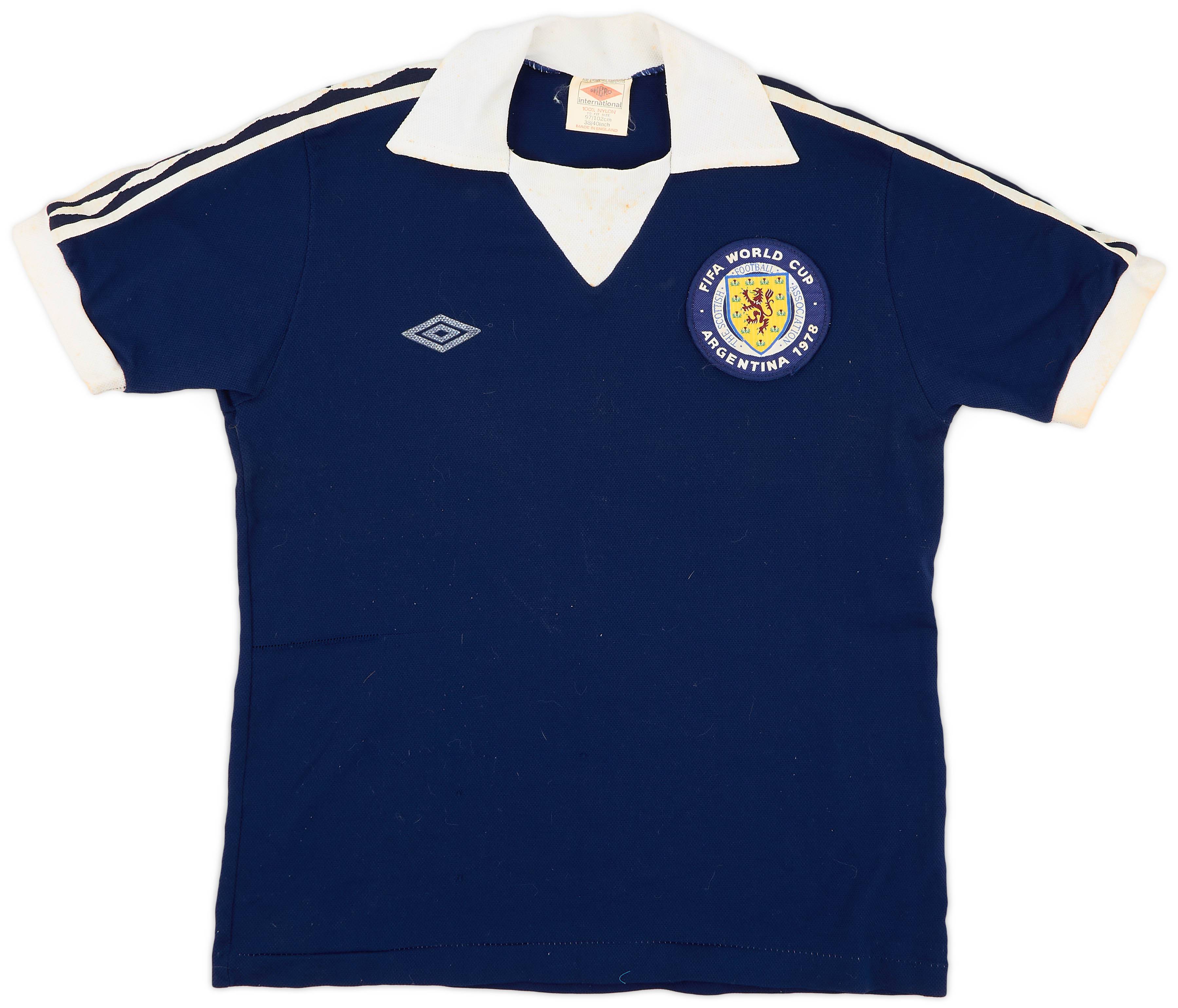 1976-79 Scotland Home Shirt - 6/10 - (M)