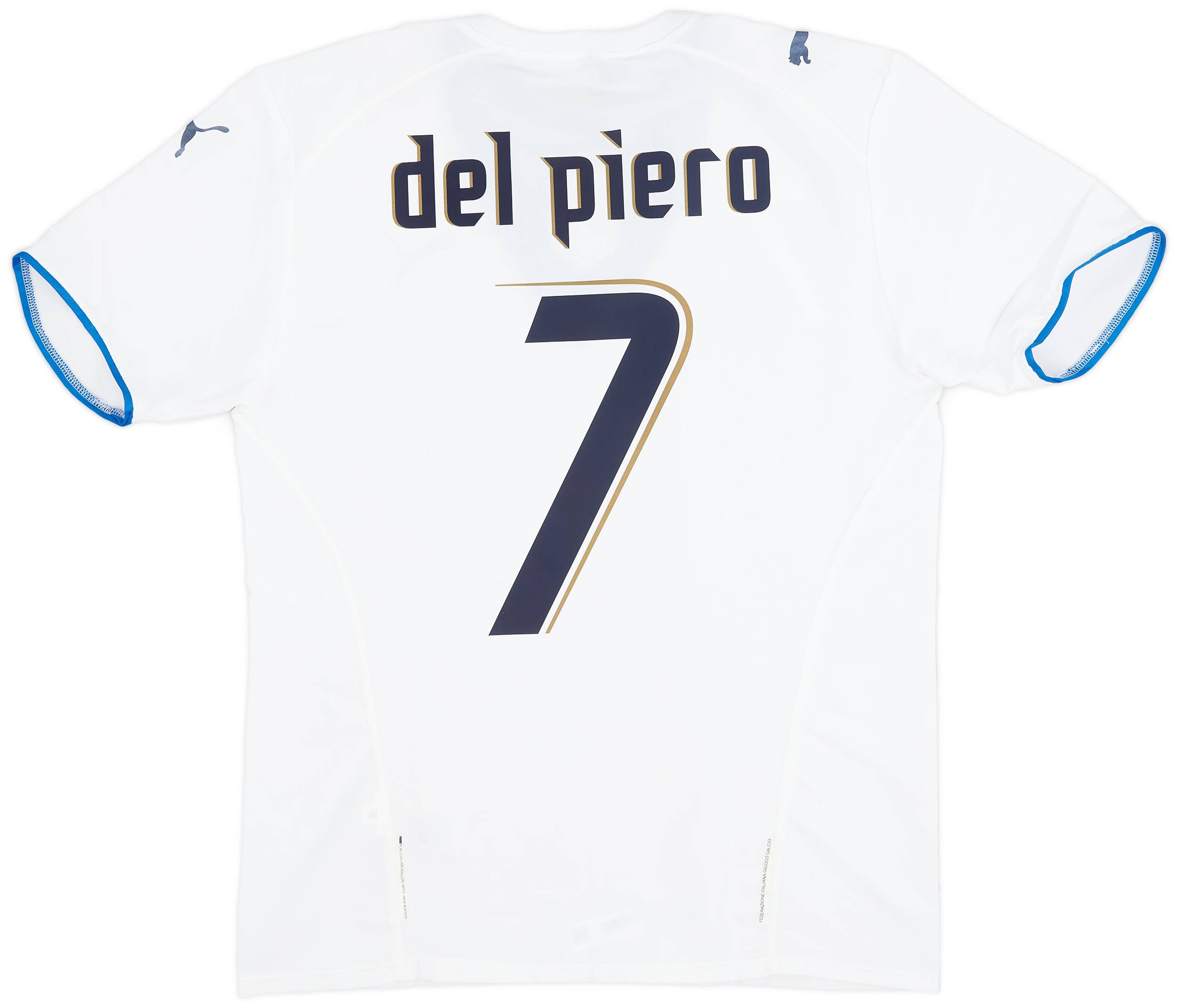 2006 Italy Away Shirt Del Piero #7 - 8/10 - (M)