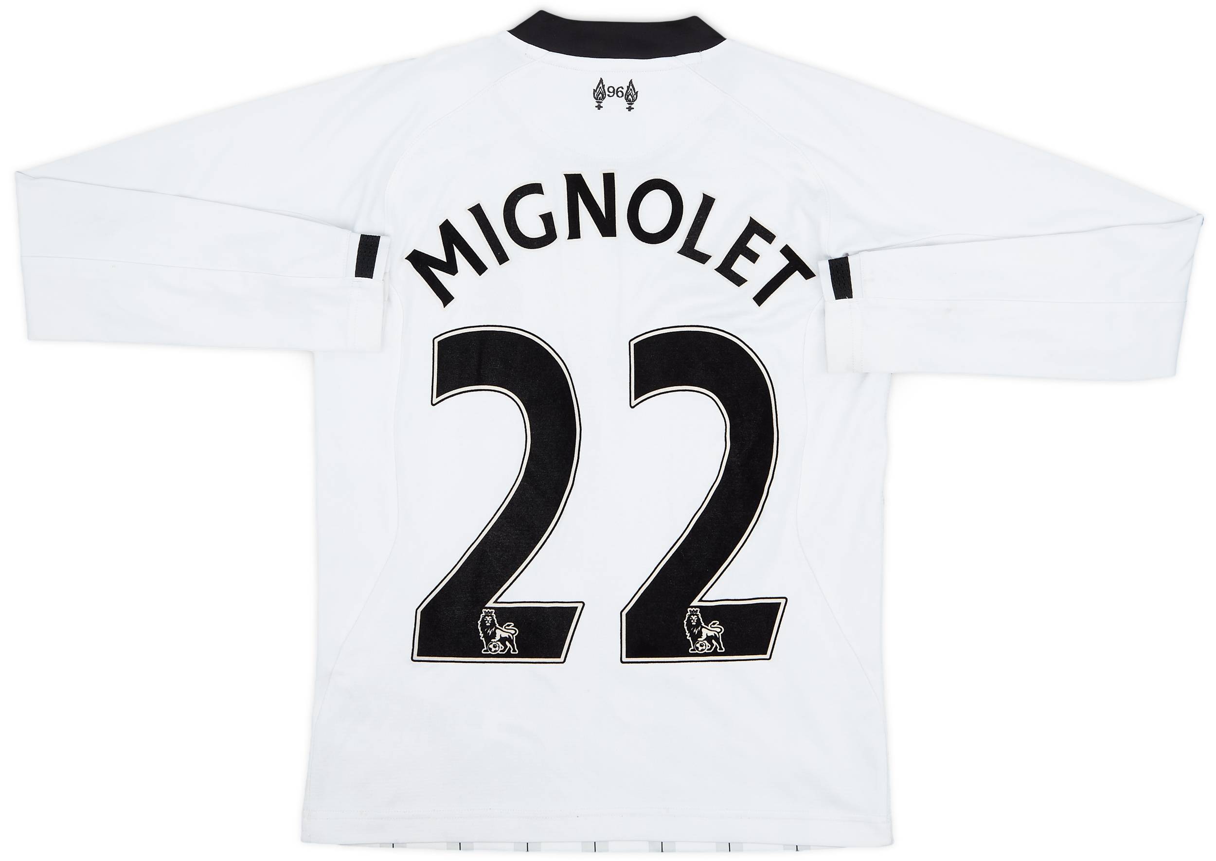 2013-14 Liverpool GK Shirt Mignolet #22 - 7/10 - (M.Boys)