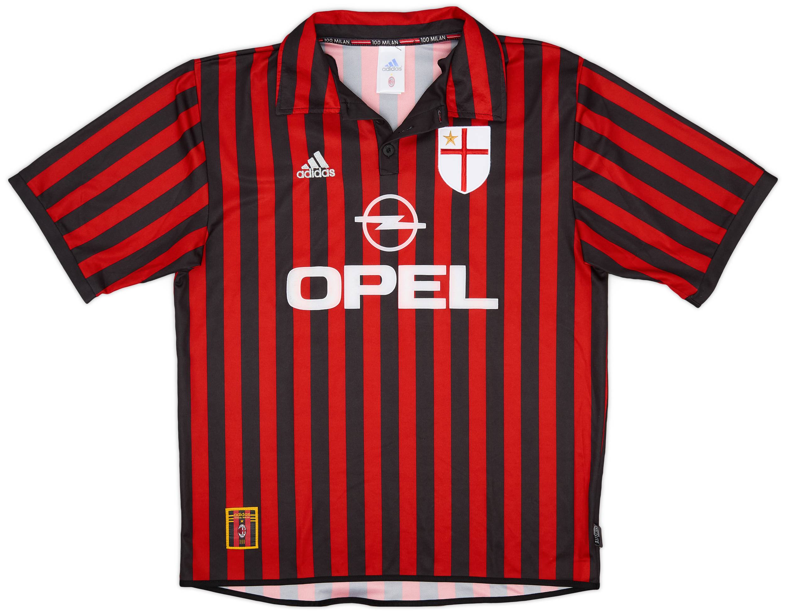 1999-00 AC Milan Centenary Home Shirt - 8/10 - (L)