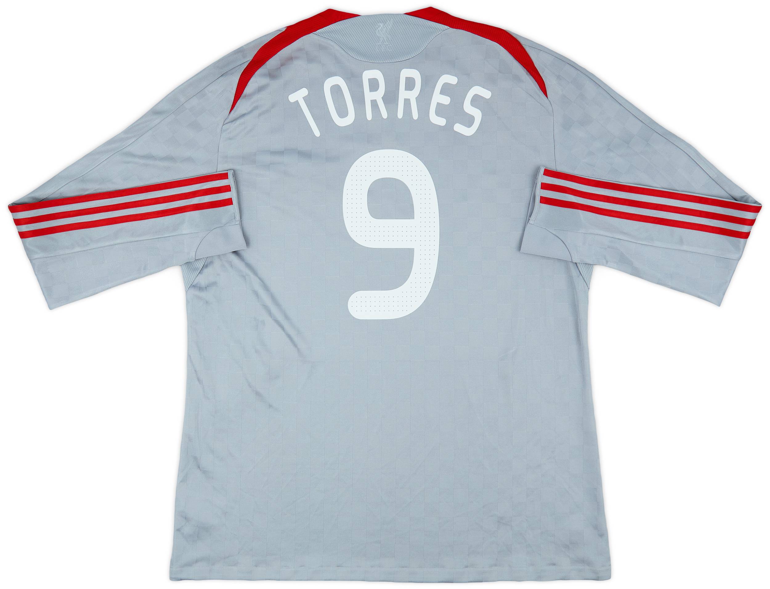 2008-09 Liverpool Away L/S Shirt Torres #9 - 8/10 - (XXL)