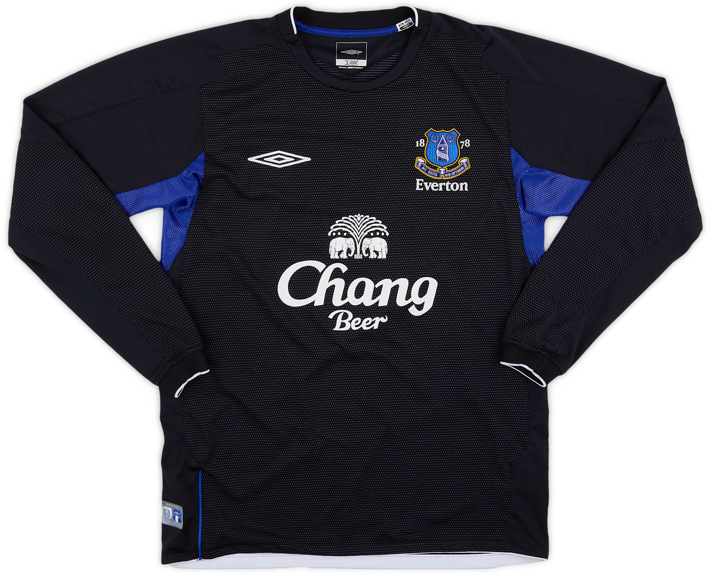 2004-05 Everton Third L/S Shirt - 8/10 - (S)