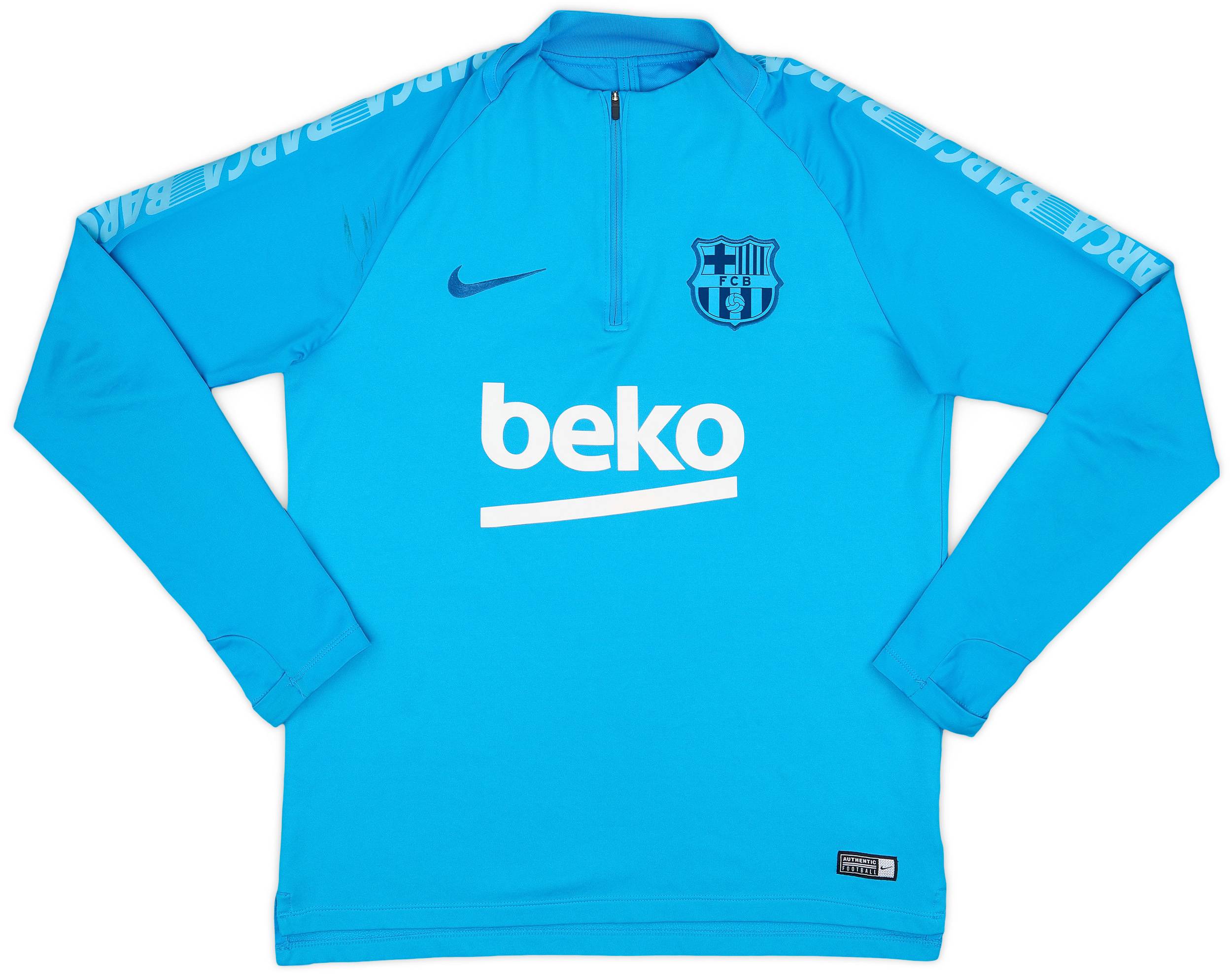 ウェア Nike Barcelona Squad Drill Top 2019/20 2019-20 Barcelona Nike 1/4 Zip Drill Top - 8/10 - (M)