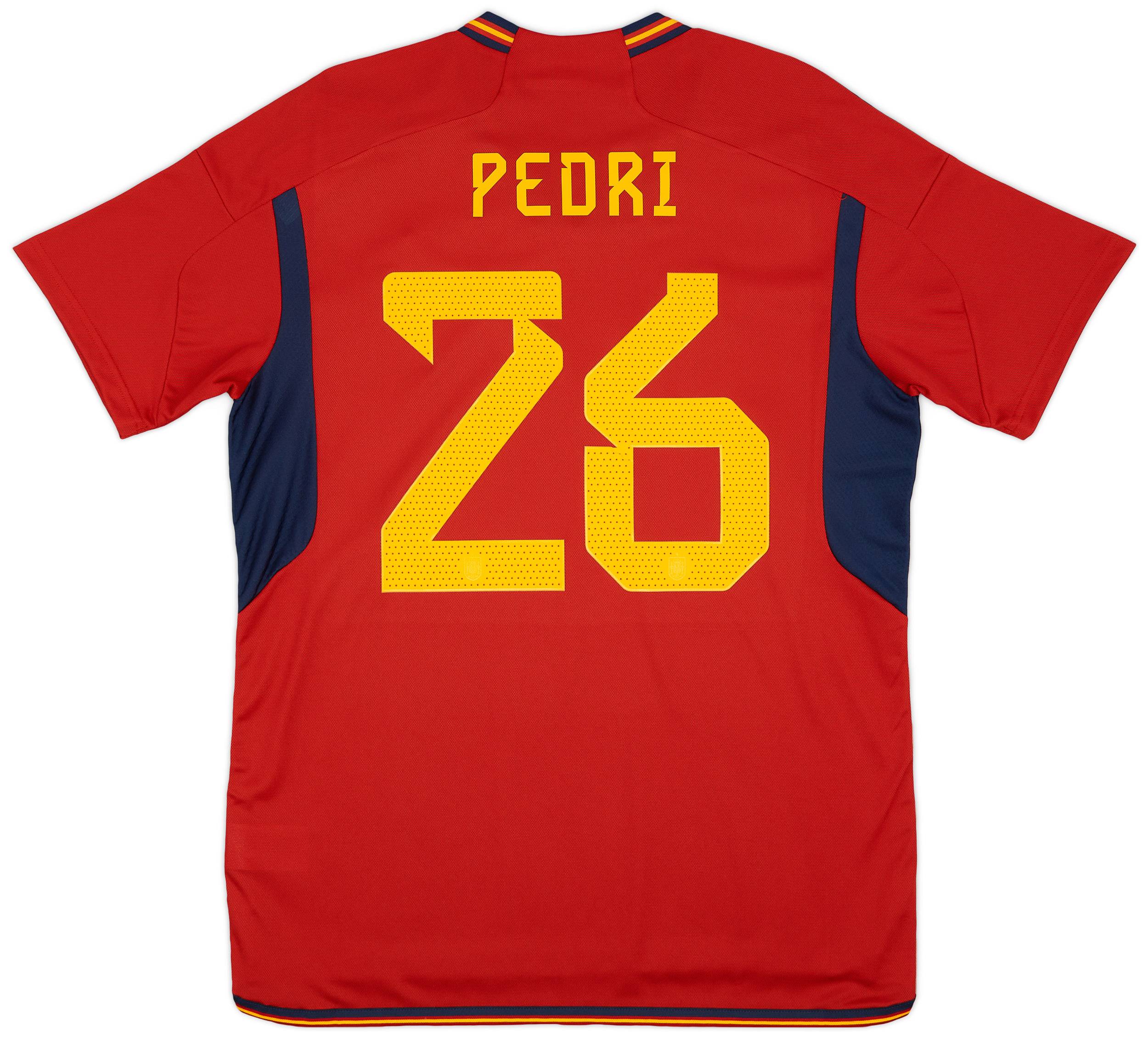 2022-23 Spain Home Shirt Pedri #26