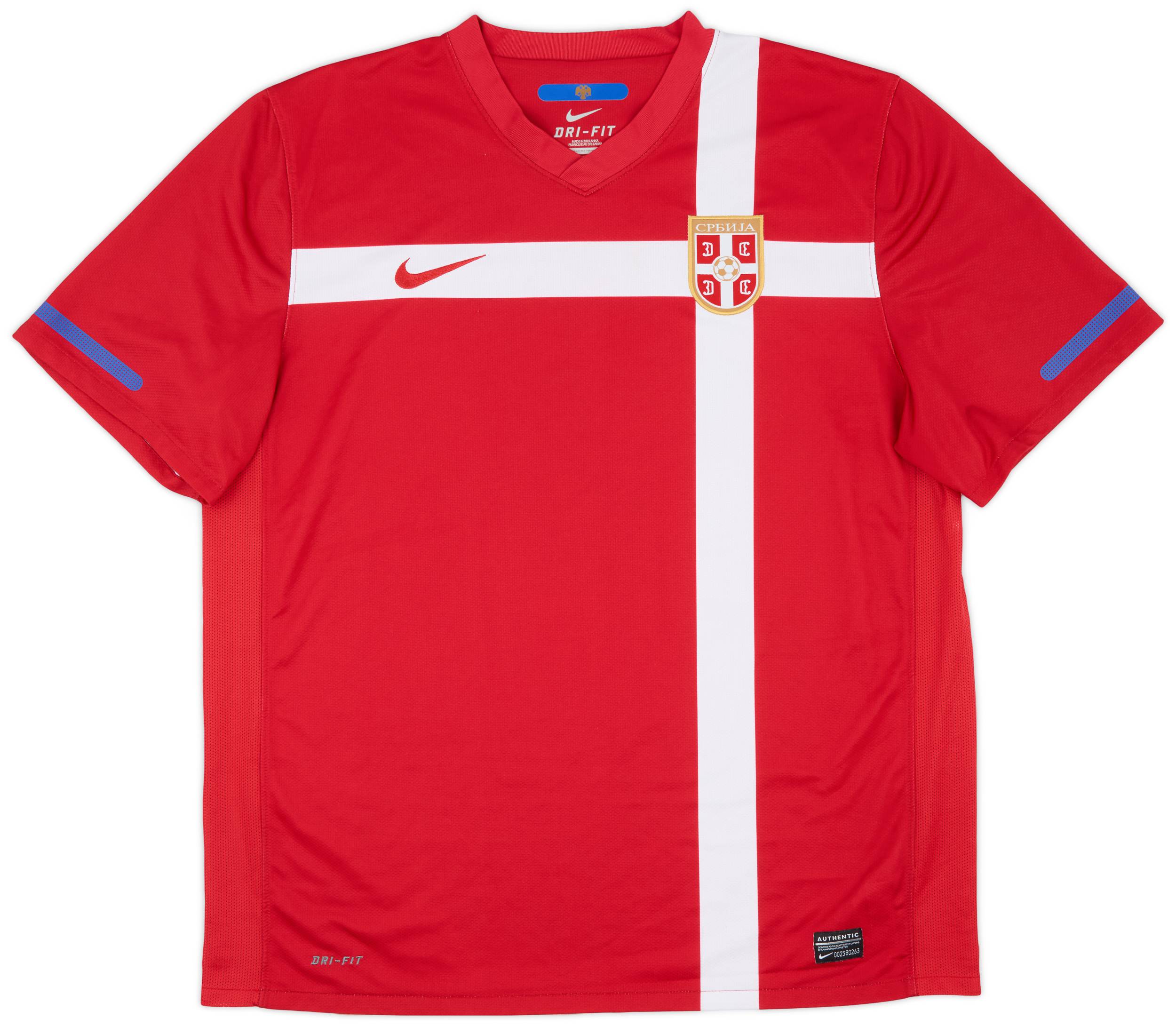 2010-11 Serbia Home Shirt - 8/10 - (XL)