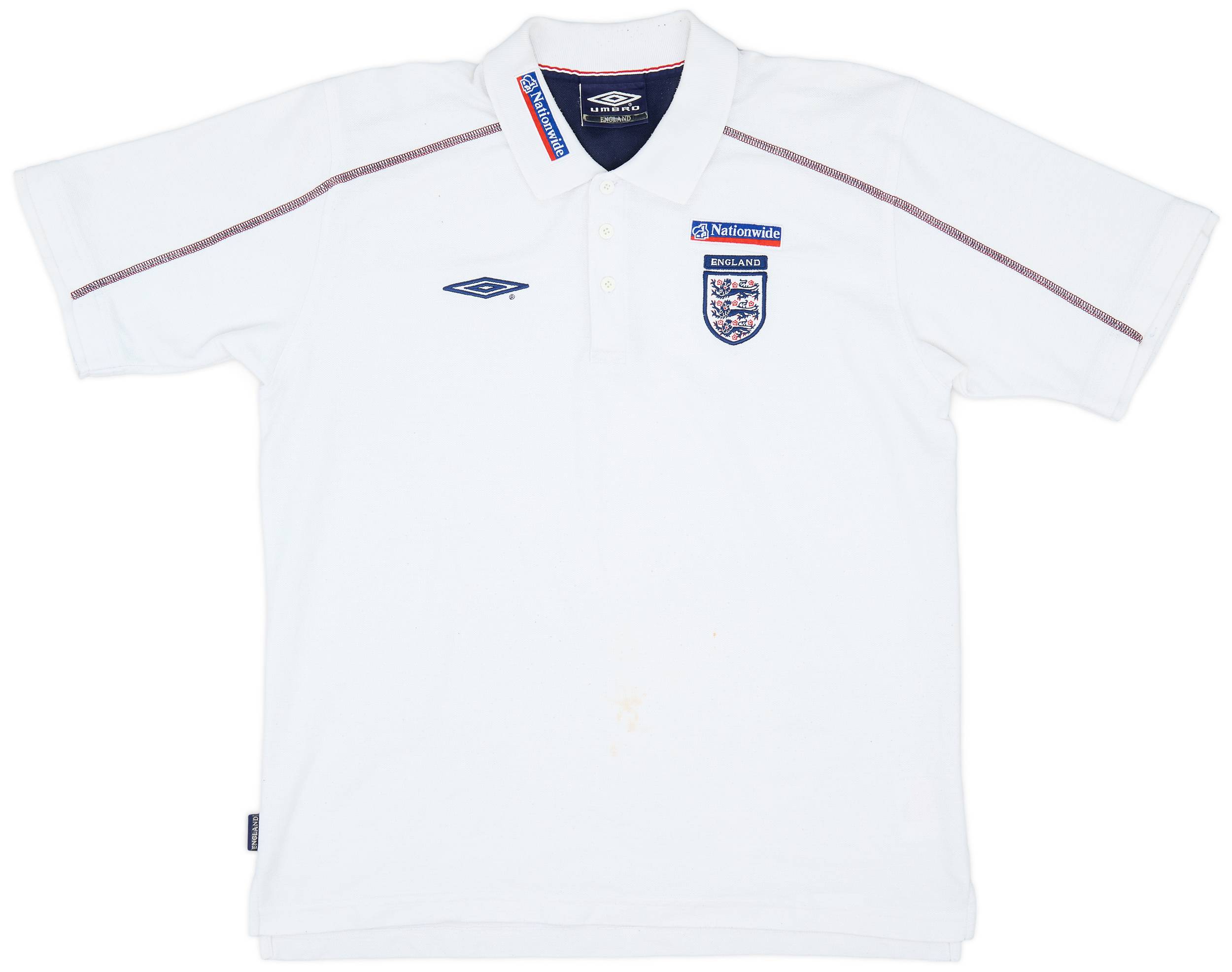 2004-06 England Umbro Polo Shirt - 5/10 - (L)