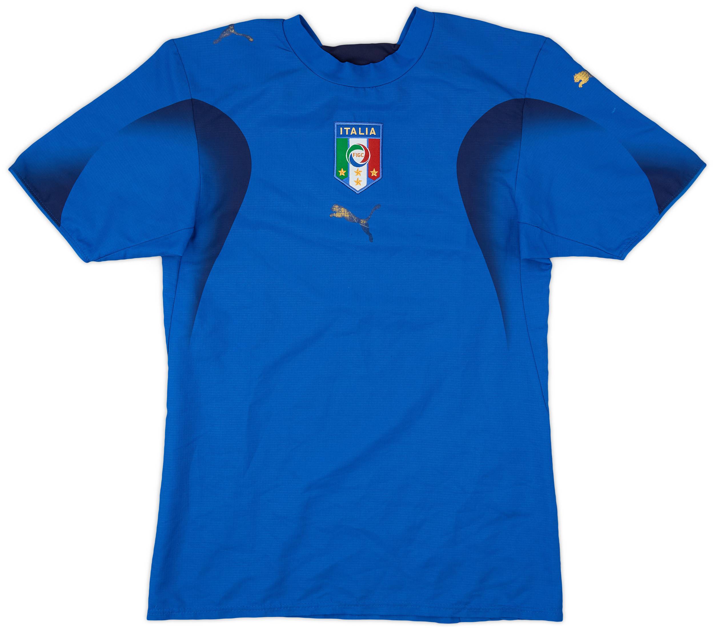 2006 Italy Basic Home Shirt - 4/10 - (XS)