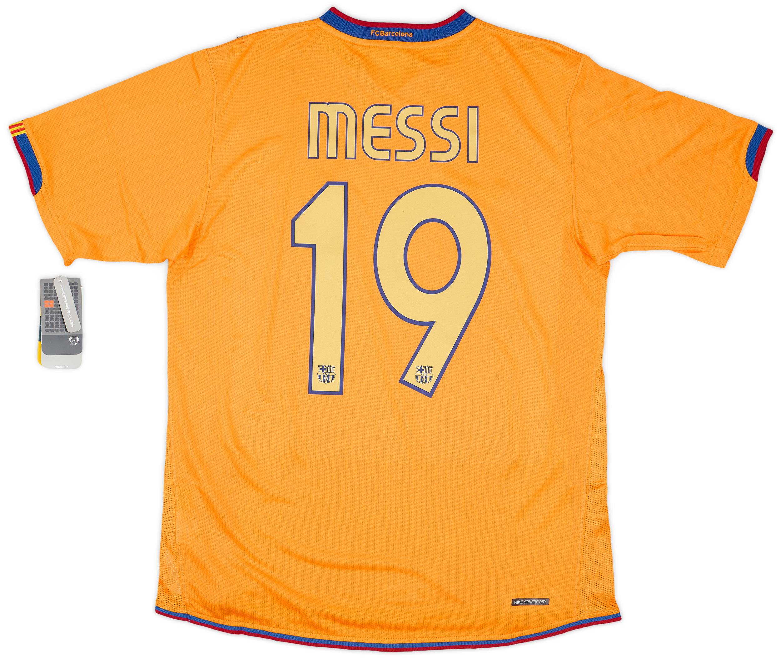 2006-08 Barcelona Away Shirt Messi #19 (M)