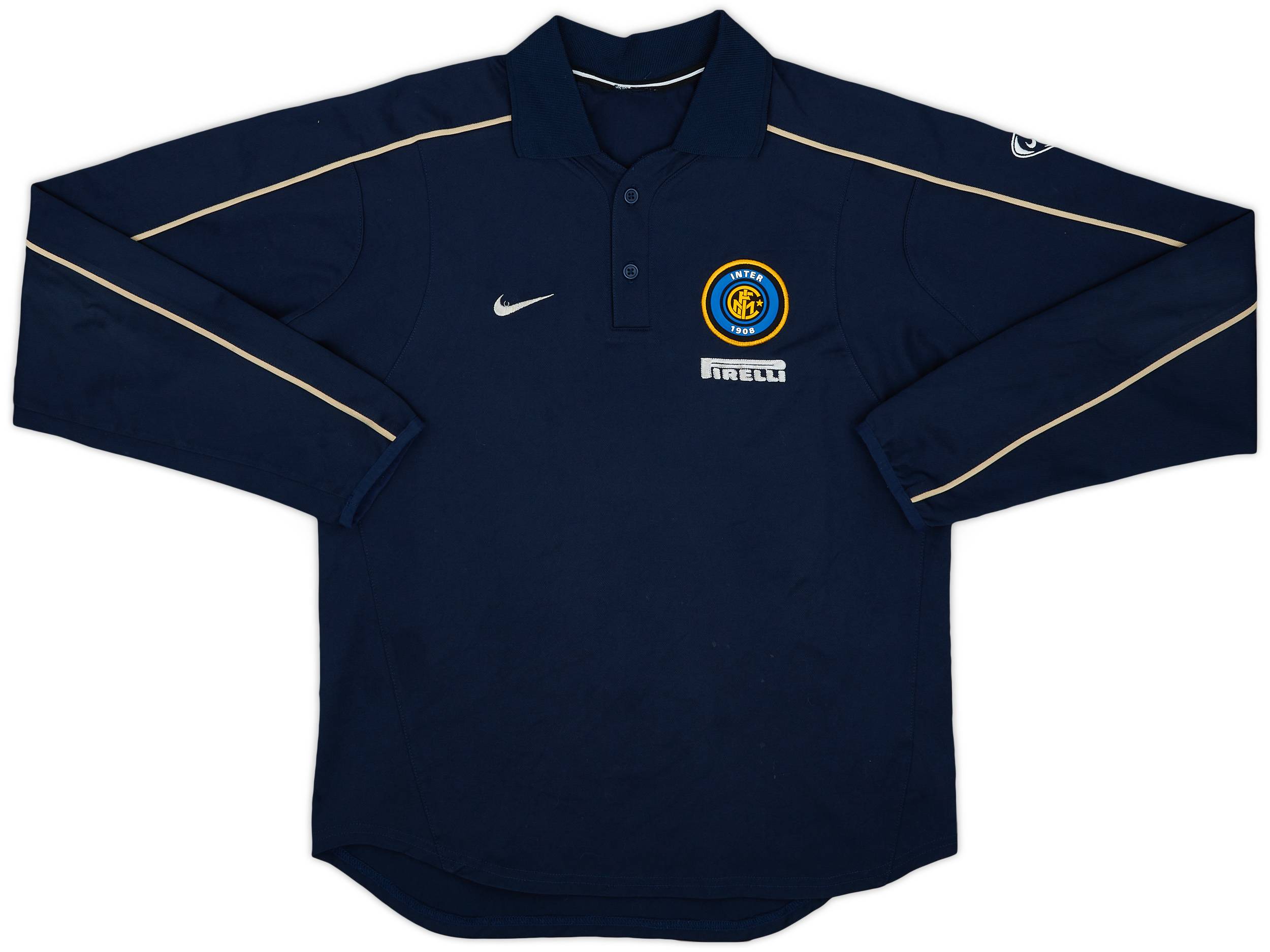 在庫一掃セール 2001-02 (S) - 6/10 - Shirt L/S Polo Nike Milan Inter トップス