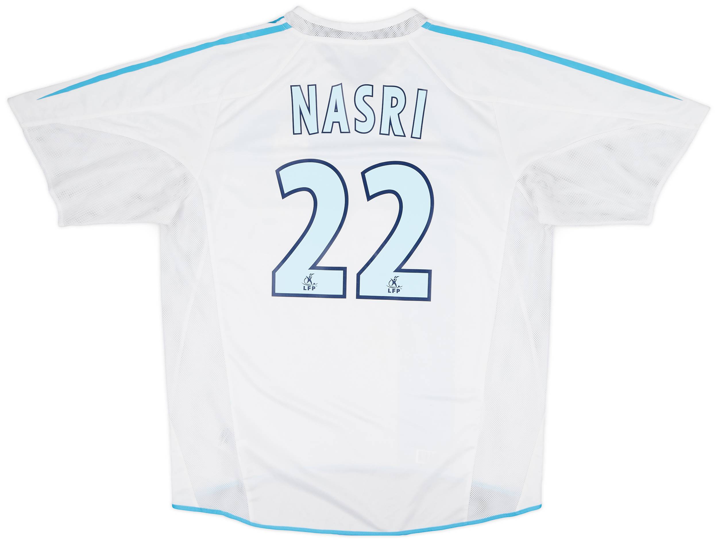 2004-05 Olympique Marseille Home Shirt Nasri #22 - 8/10 - (L)