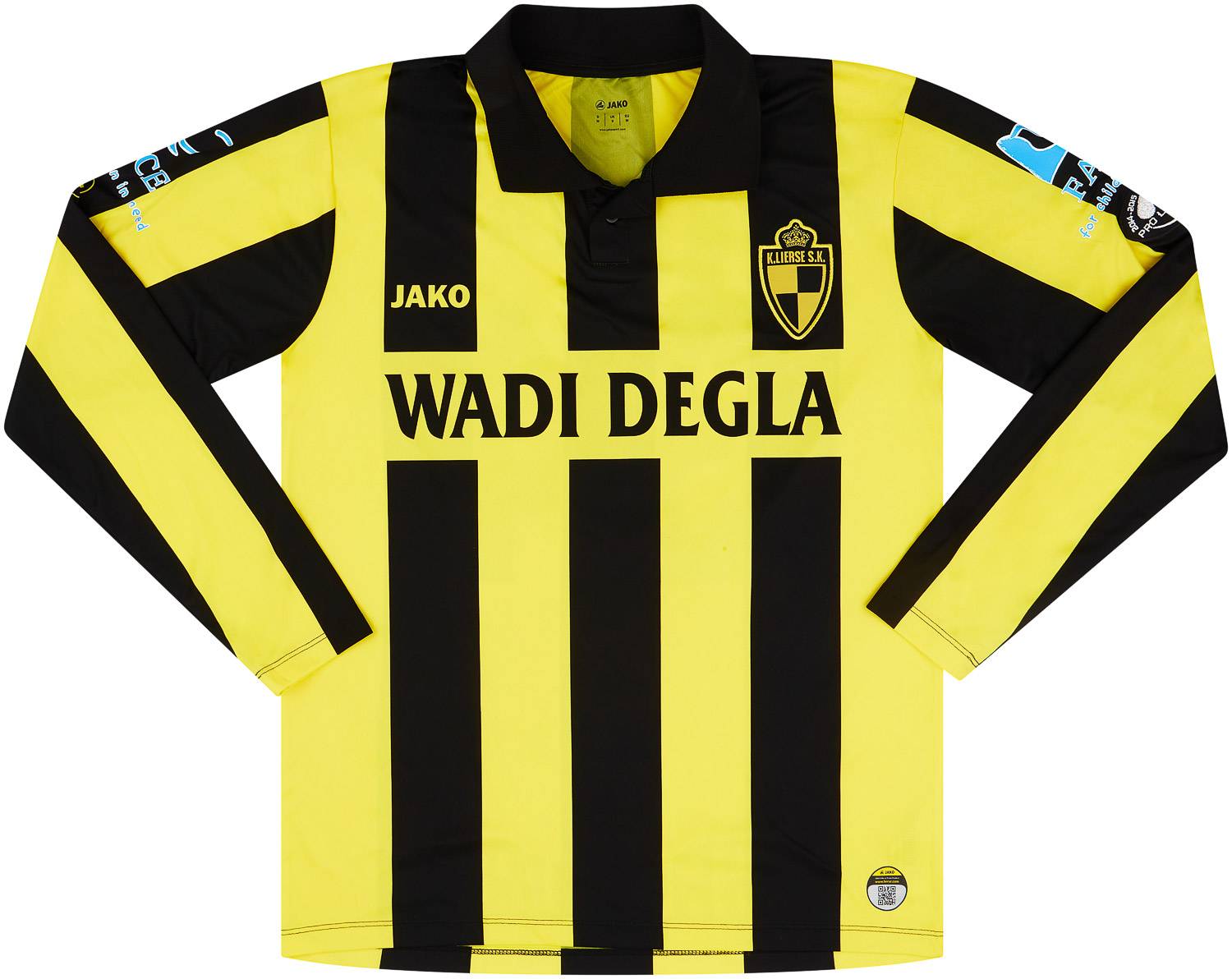 2014-15 K.Lierse SK Match Issue Home L/S Shirt Micic #34