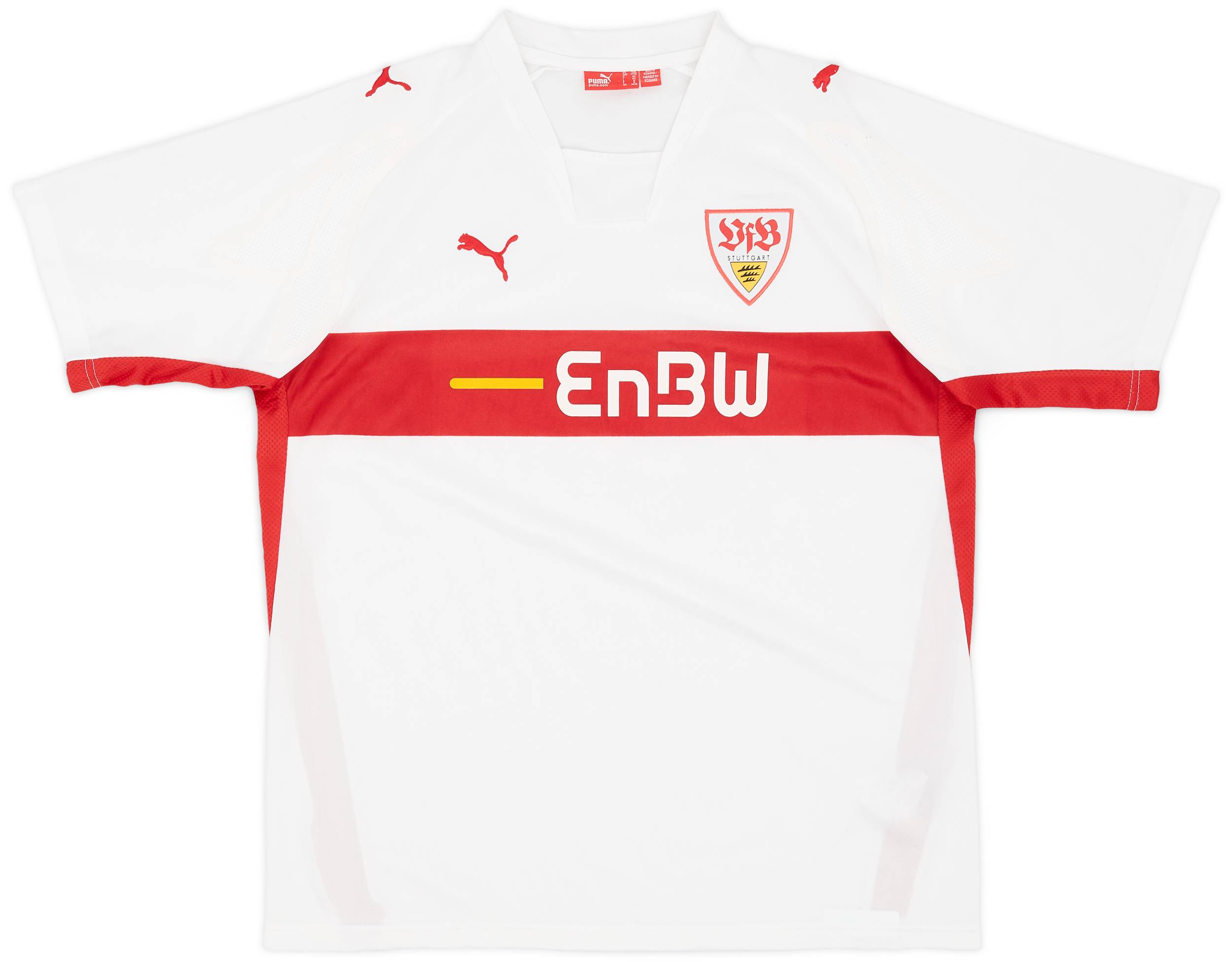 2007-08 Stuttgart Home Shirt - 8/10 - (XL.Boys)