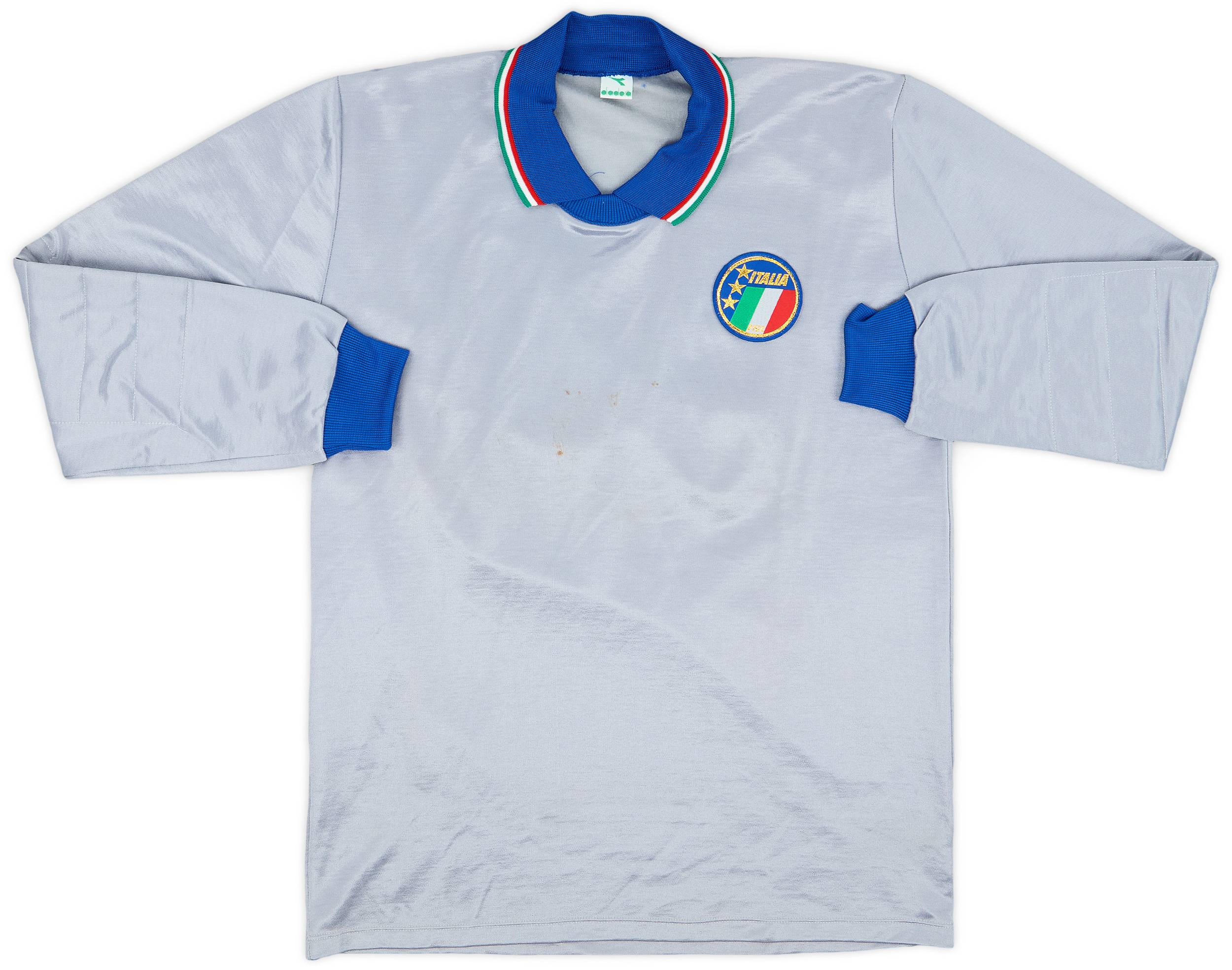 1986-90 Italy Match Issue GK Shirt #12