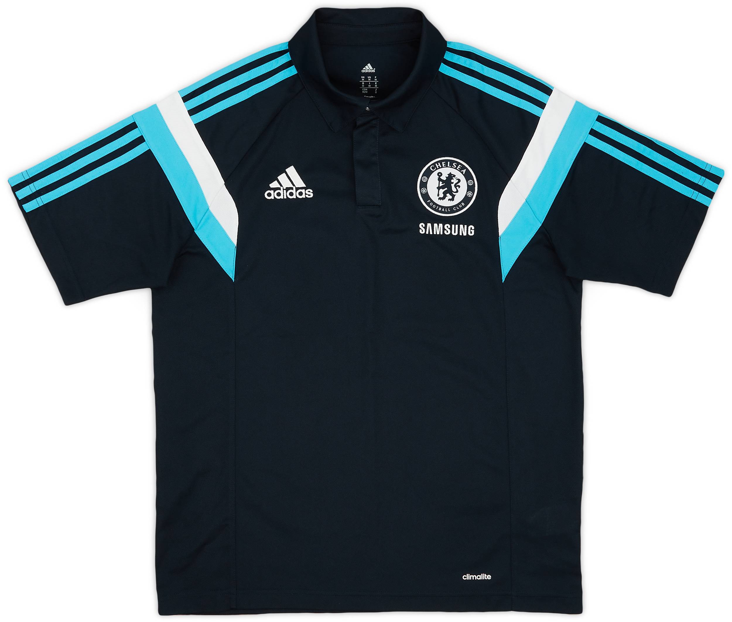 2014-15 Chelsea adidas Polo Shirt - 8/10 - (M)
