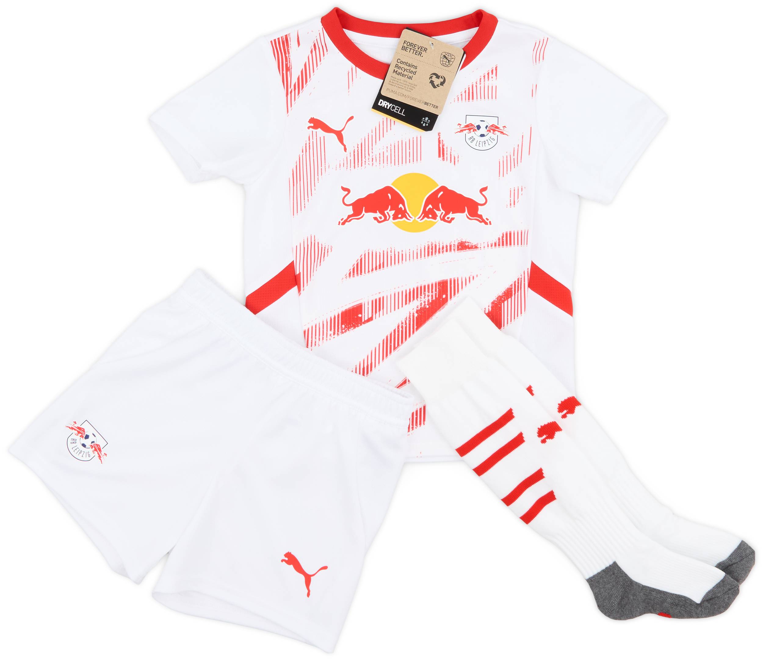 2024-25 RB Leipzig Home Full Kit (Little Kids)