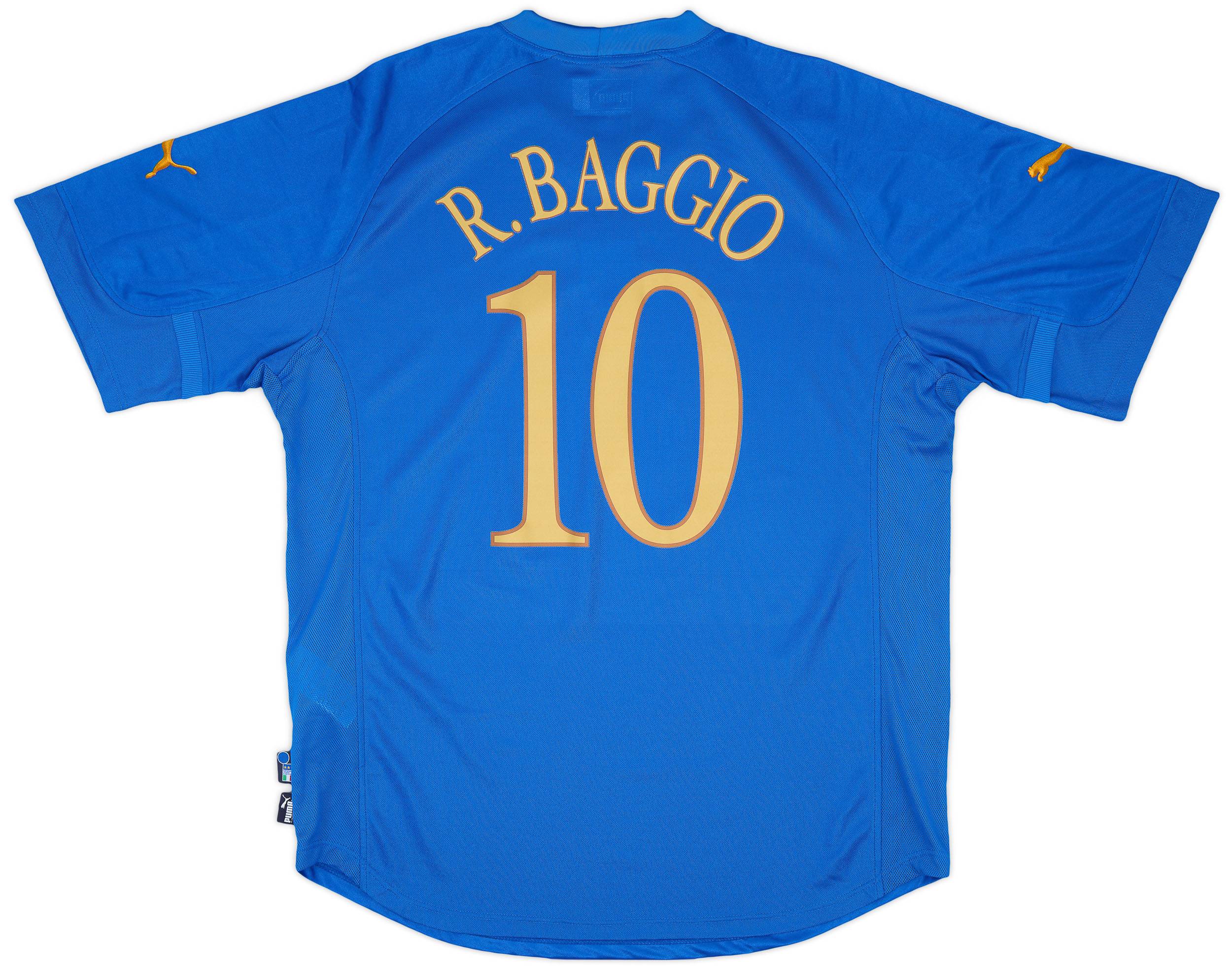 2004-06 Italy Home Shirt R. Baggio #10 (XL)