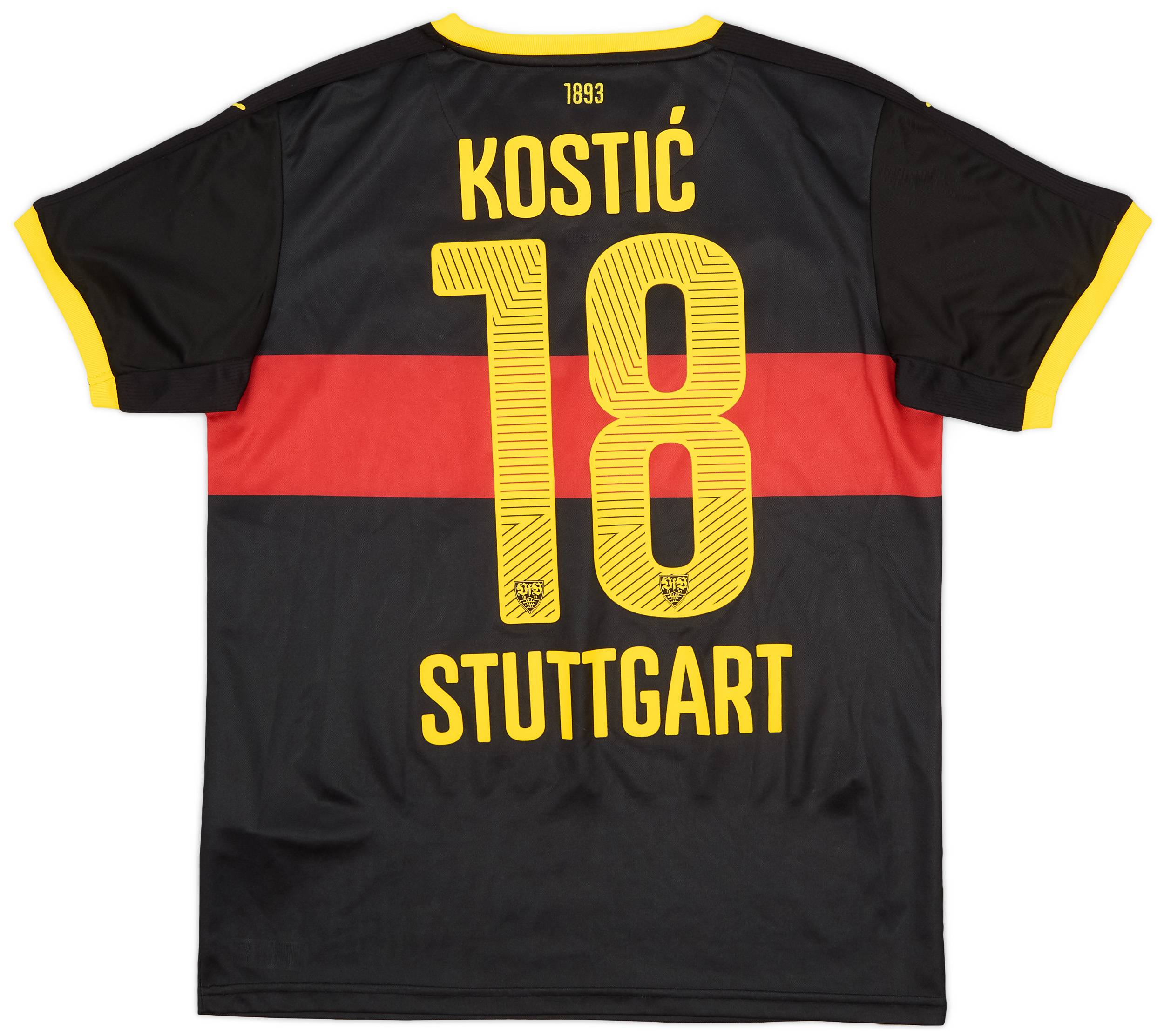 2015-16 Stuttgart Third Shirt Kostic #18 - 9/10 - (XL.Boys)