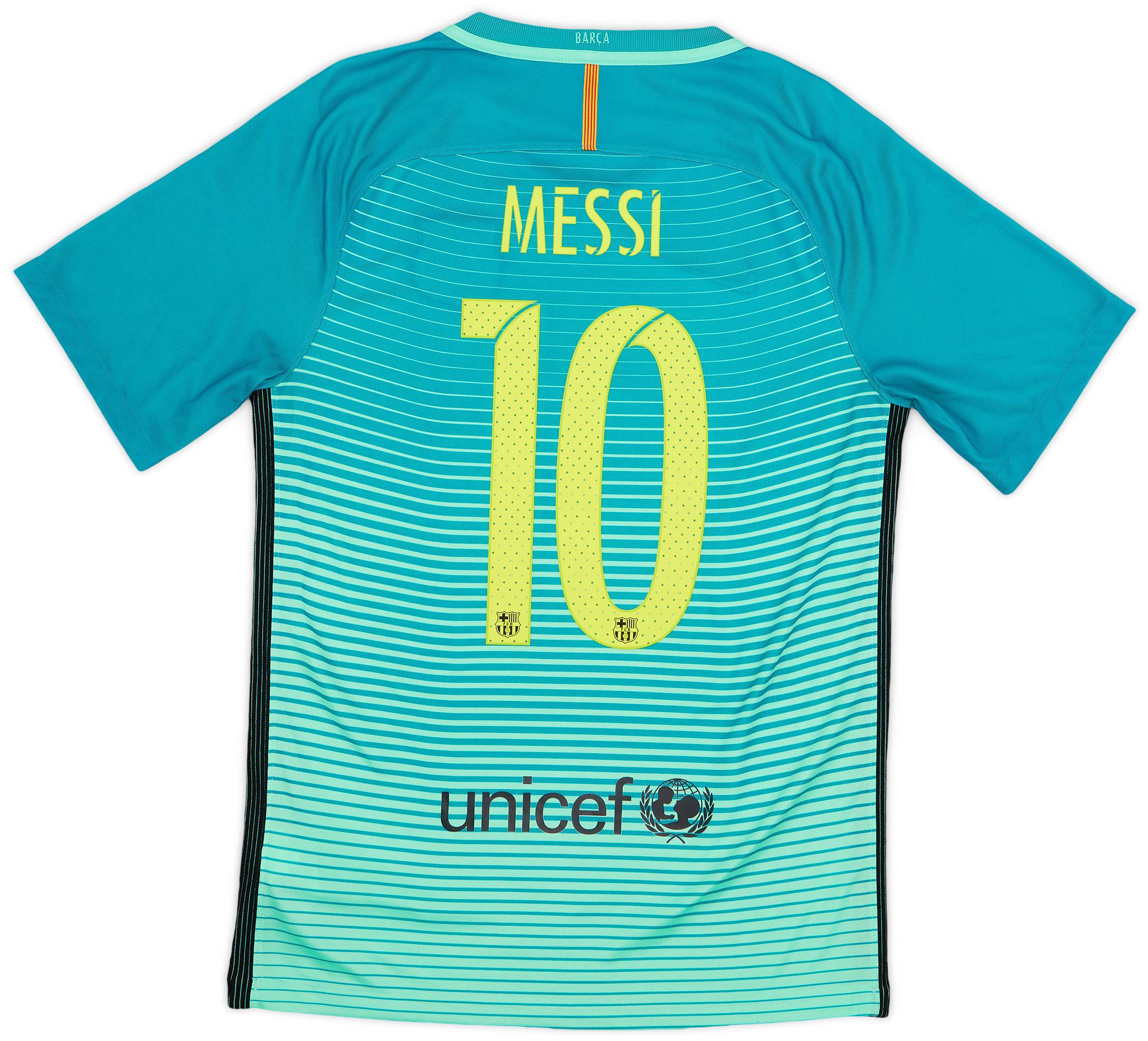 2016-17 Barcelona Third Shirt Messi #10 - 10/10 - (S)