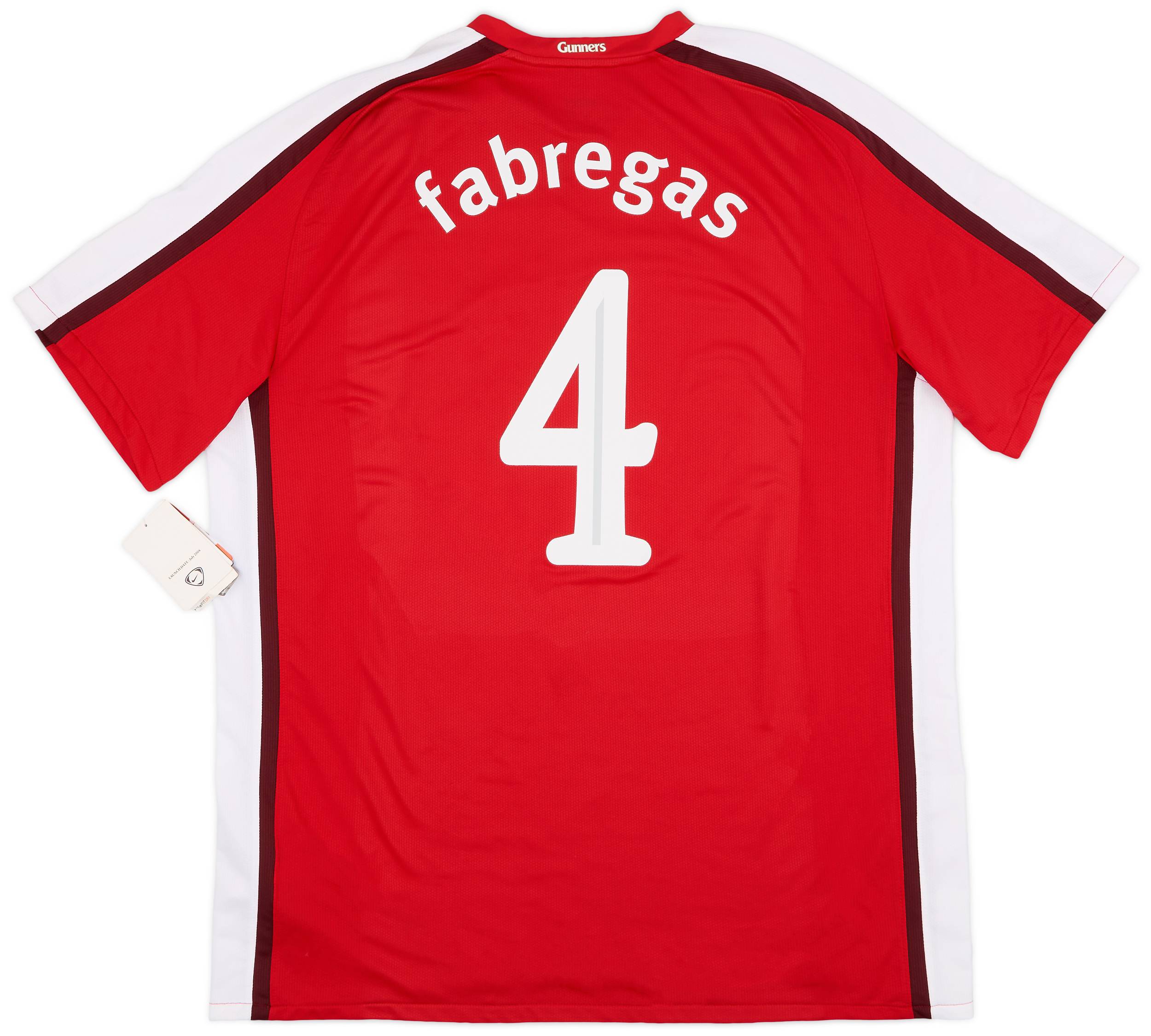 2008-10 Arsenal Home Shirt Fabregas #4 (XXL)