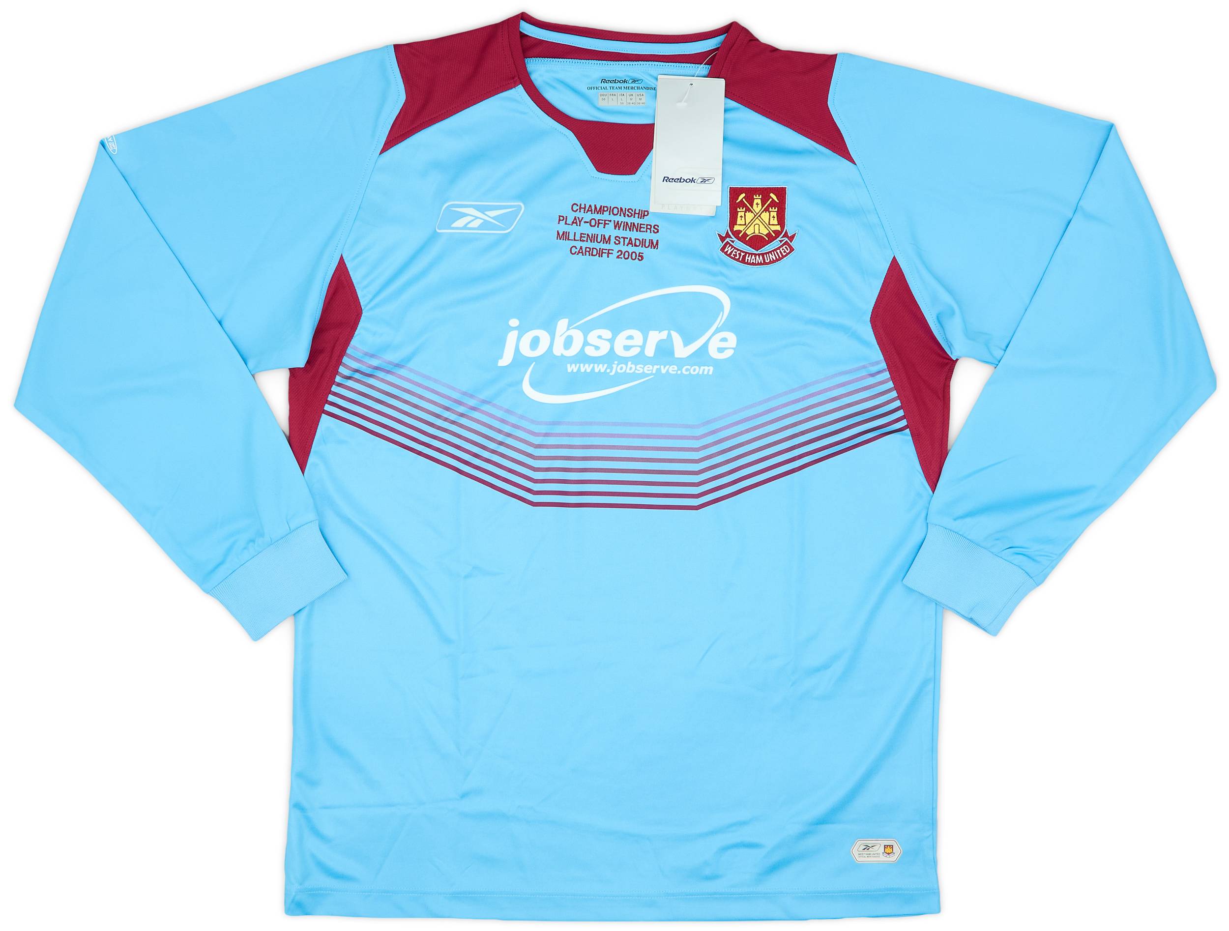 2004-06 West Ham 'Play-Off Winners' Away L/S Shirt (M)
