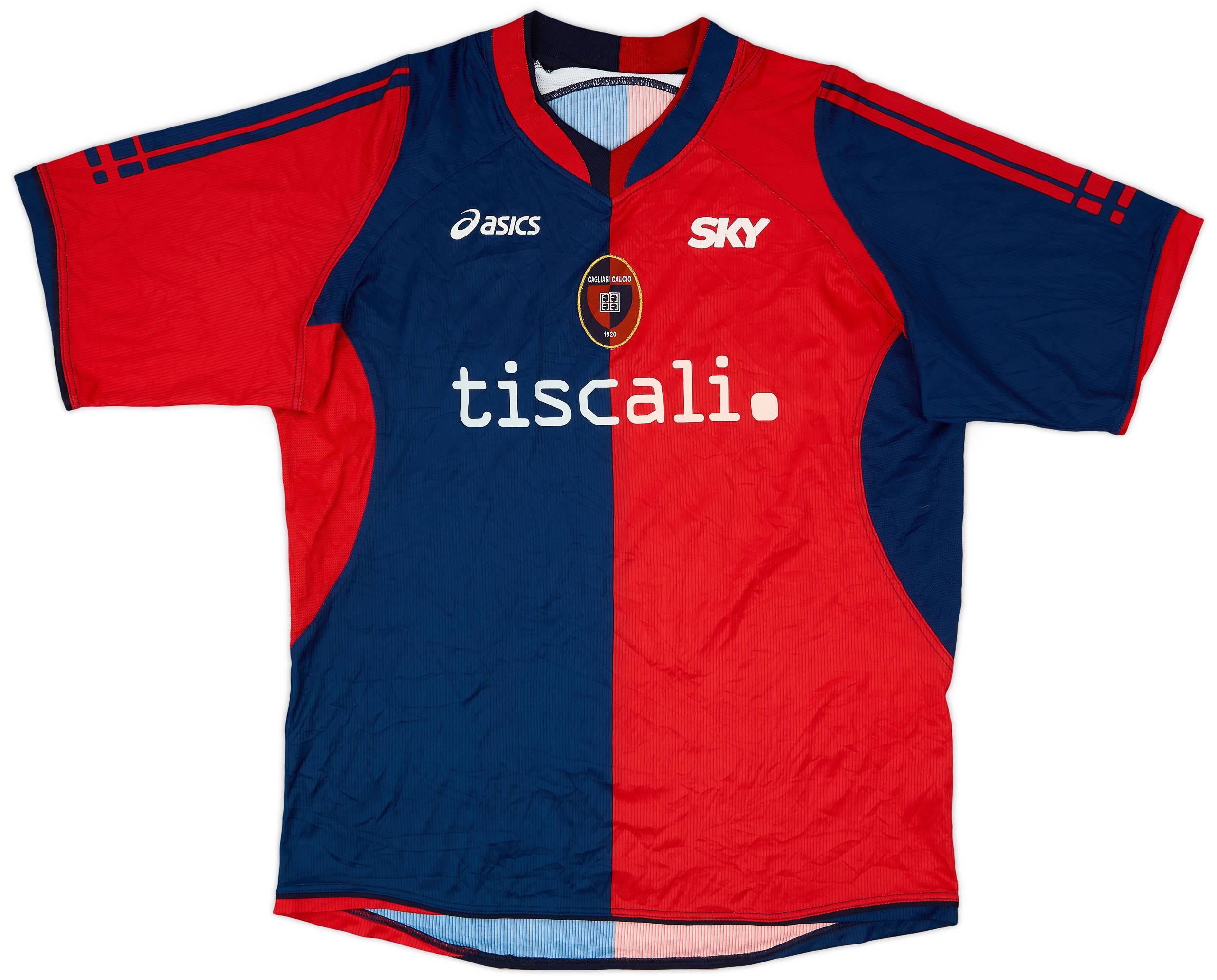 2006-07 Cagliari Home Shirt - 8/10 - (L)