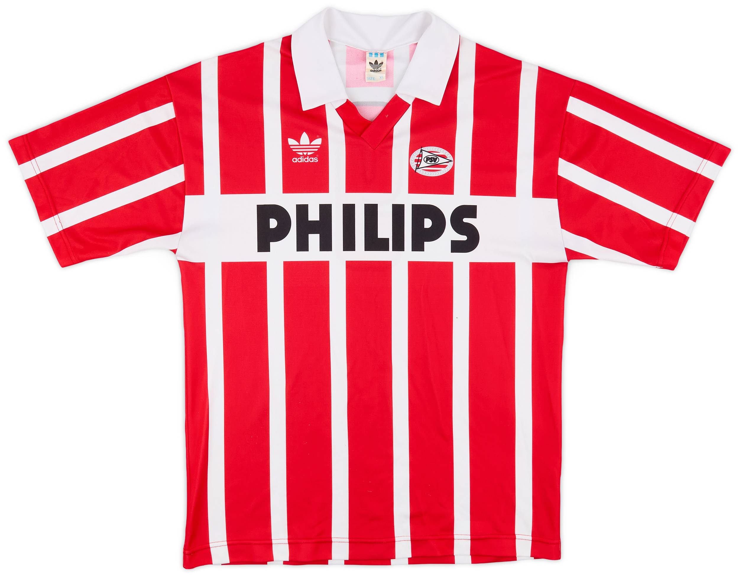 1990-92 PSV Home Shirt #9 (Romario) - 8/10 - (XL)