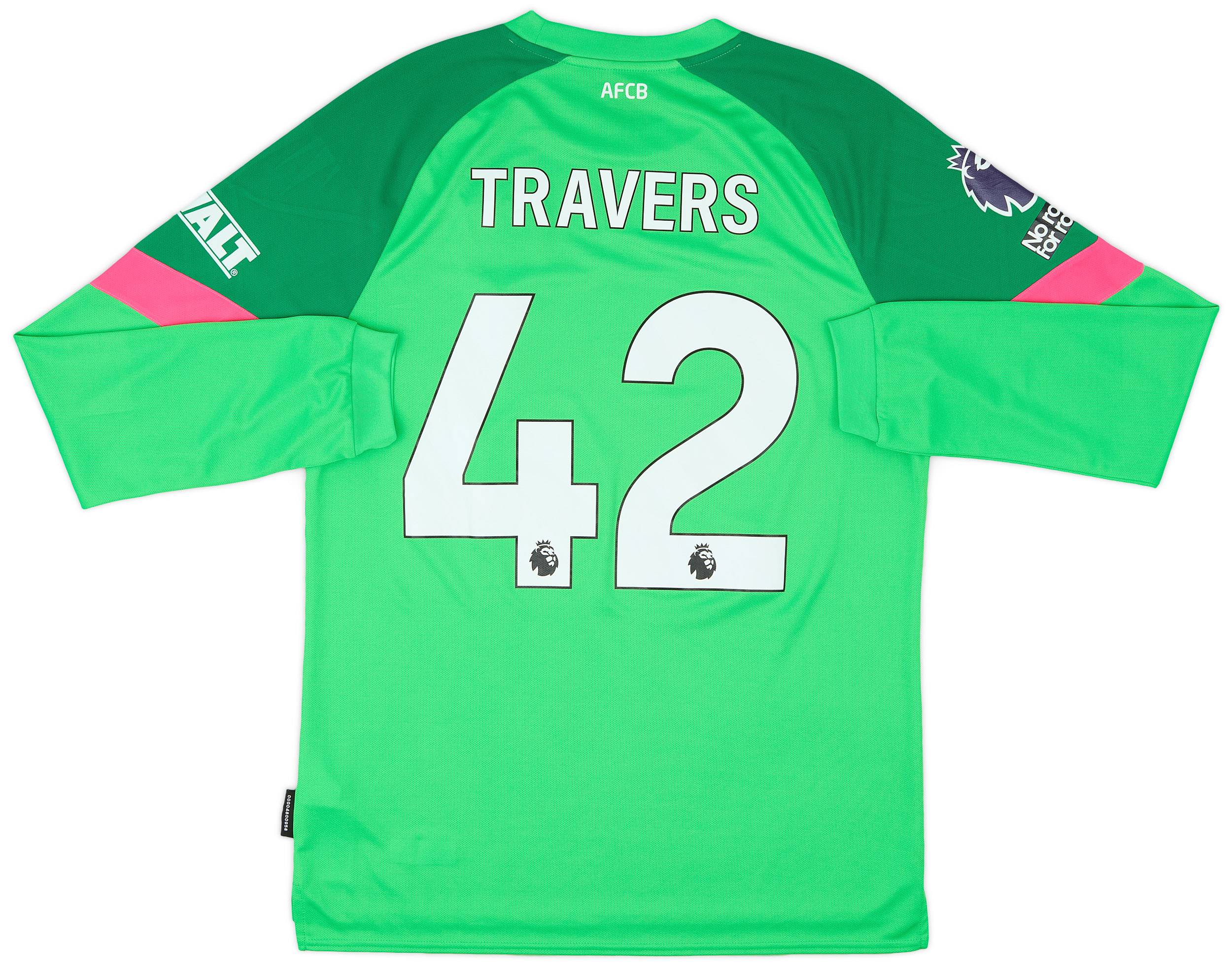 2023-24 Bournemouth Match Issue GK Shirt Travers #42