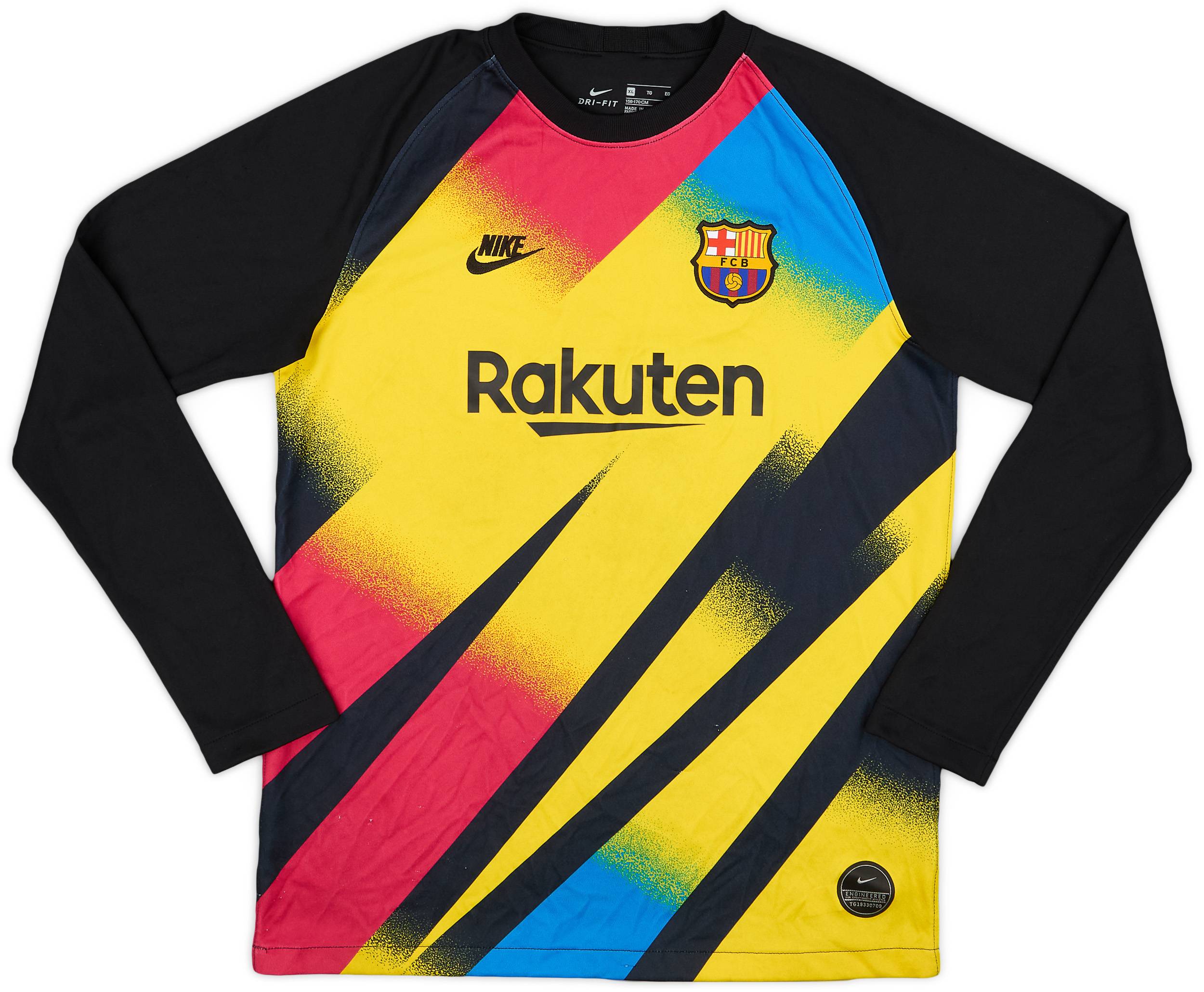 2019-20 Barcelona GK Shirt - 8/10 - (XL.Boys)