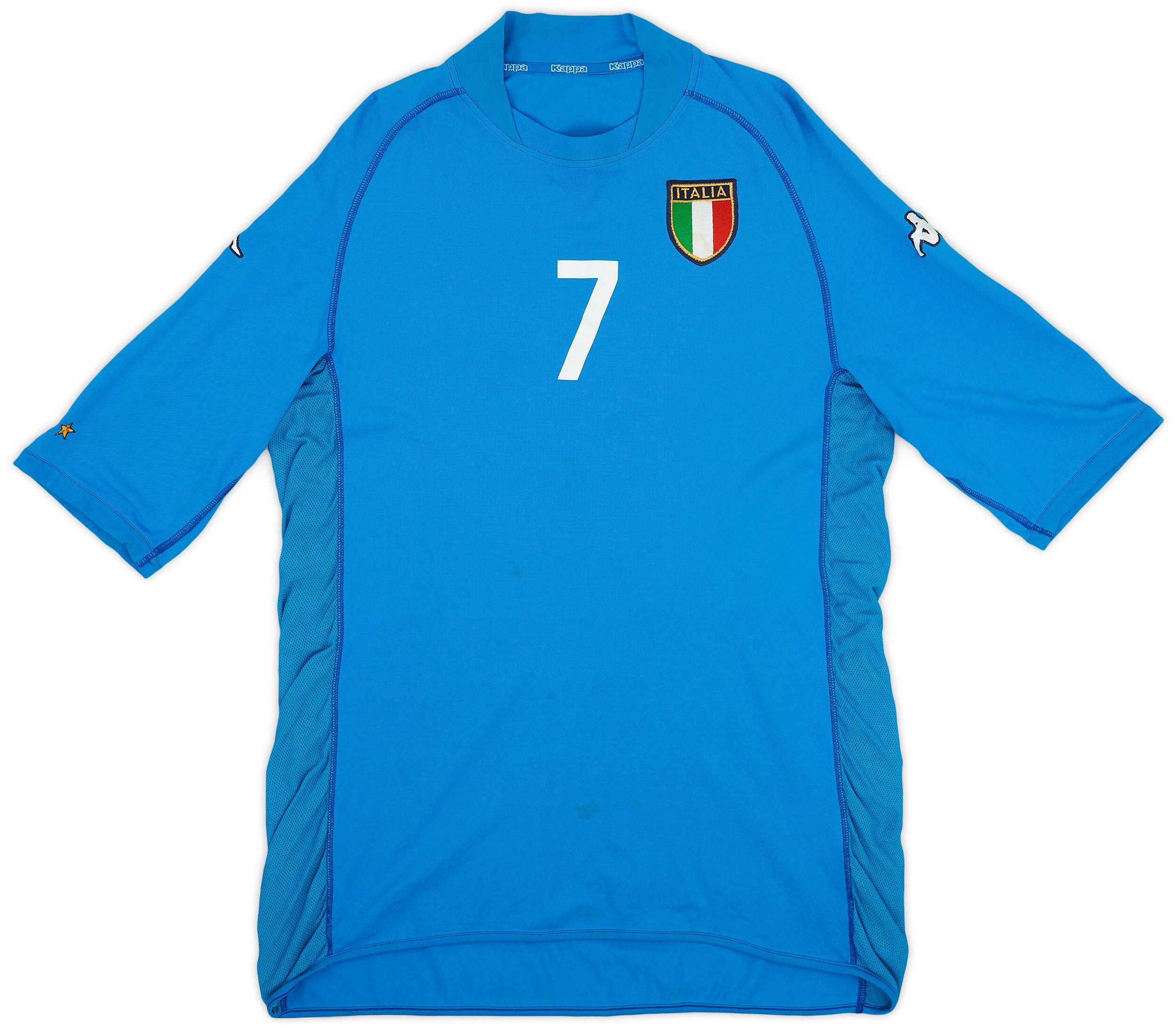 Piero  2002 Italy Home Shirt Del Piero #7 - 7/10 - (3XL)