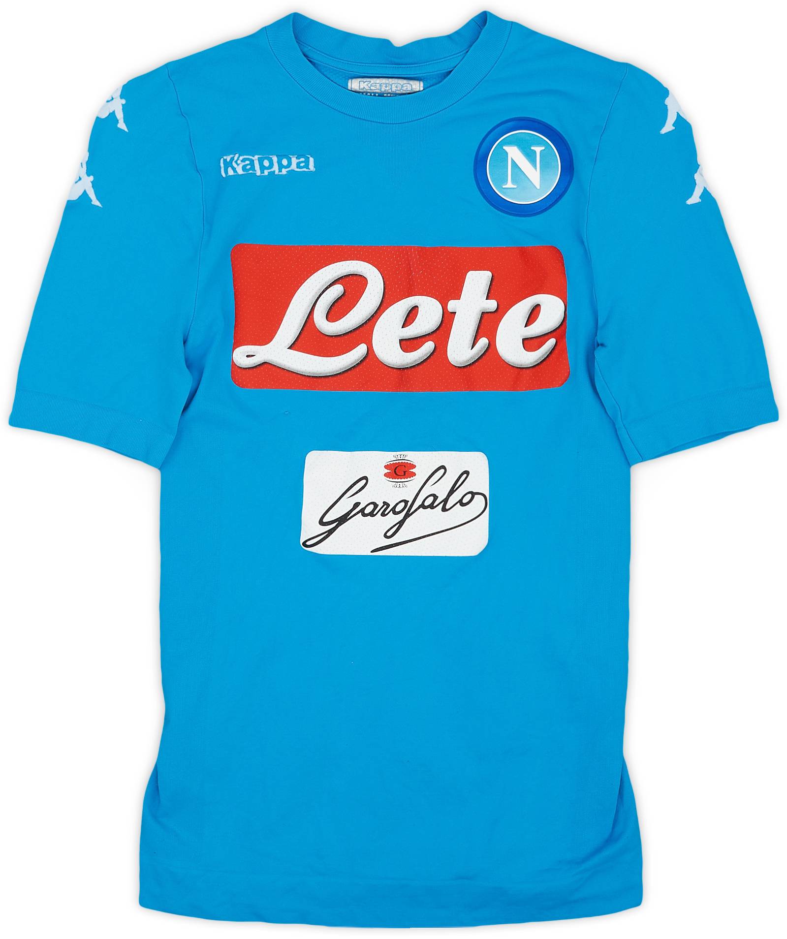 2016-17 Napoli Authentic Home Shirt - 9/10 - (S/M)