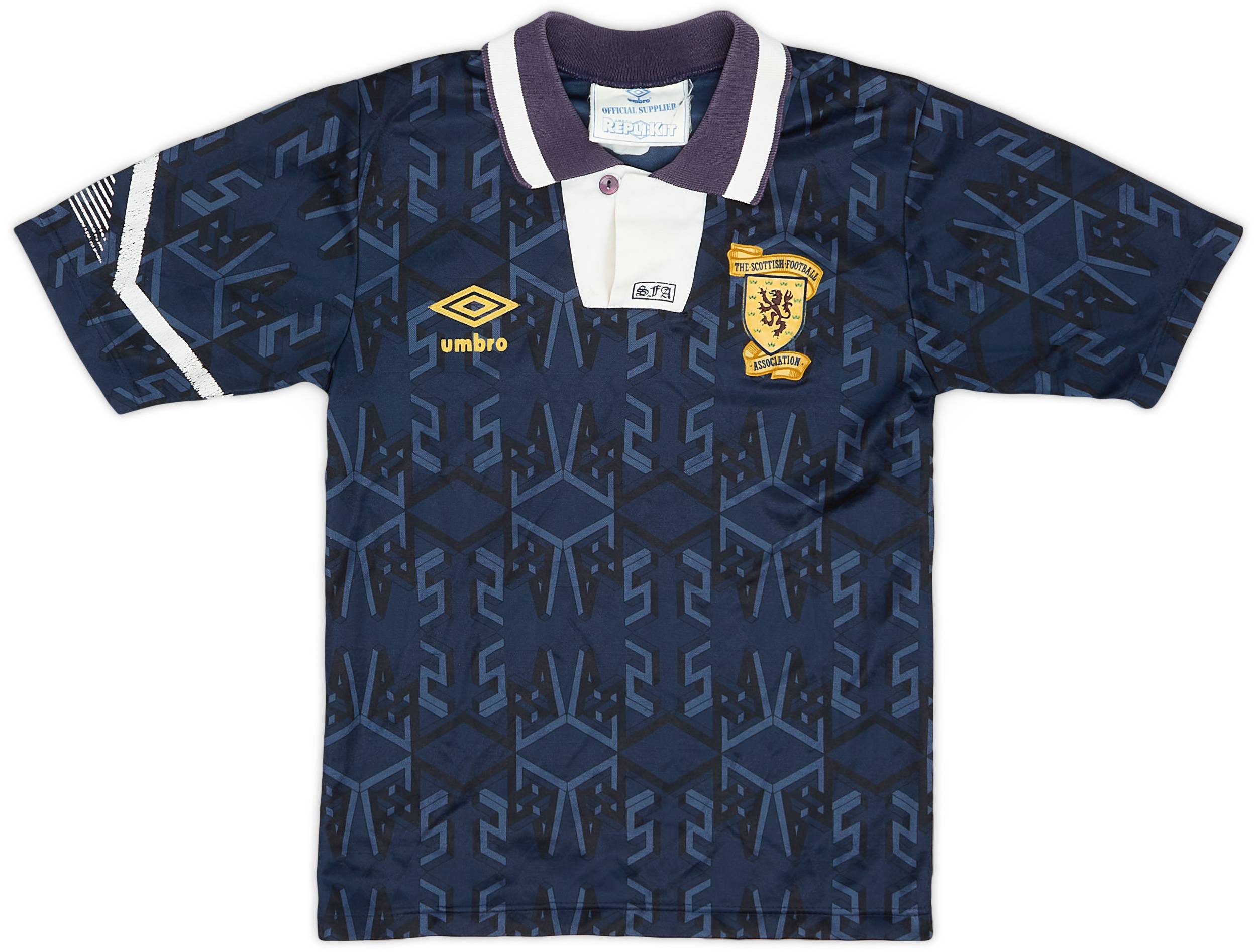 1991-94 Scotland Home Shirt - 7/10 - (XS.Boys)