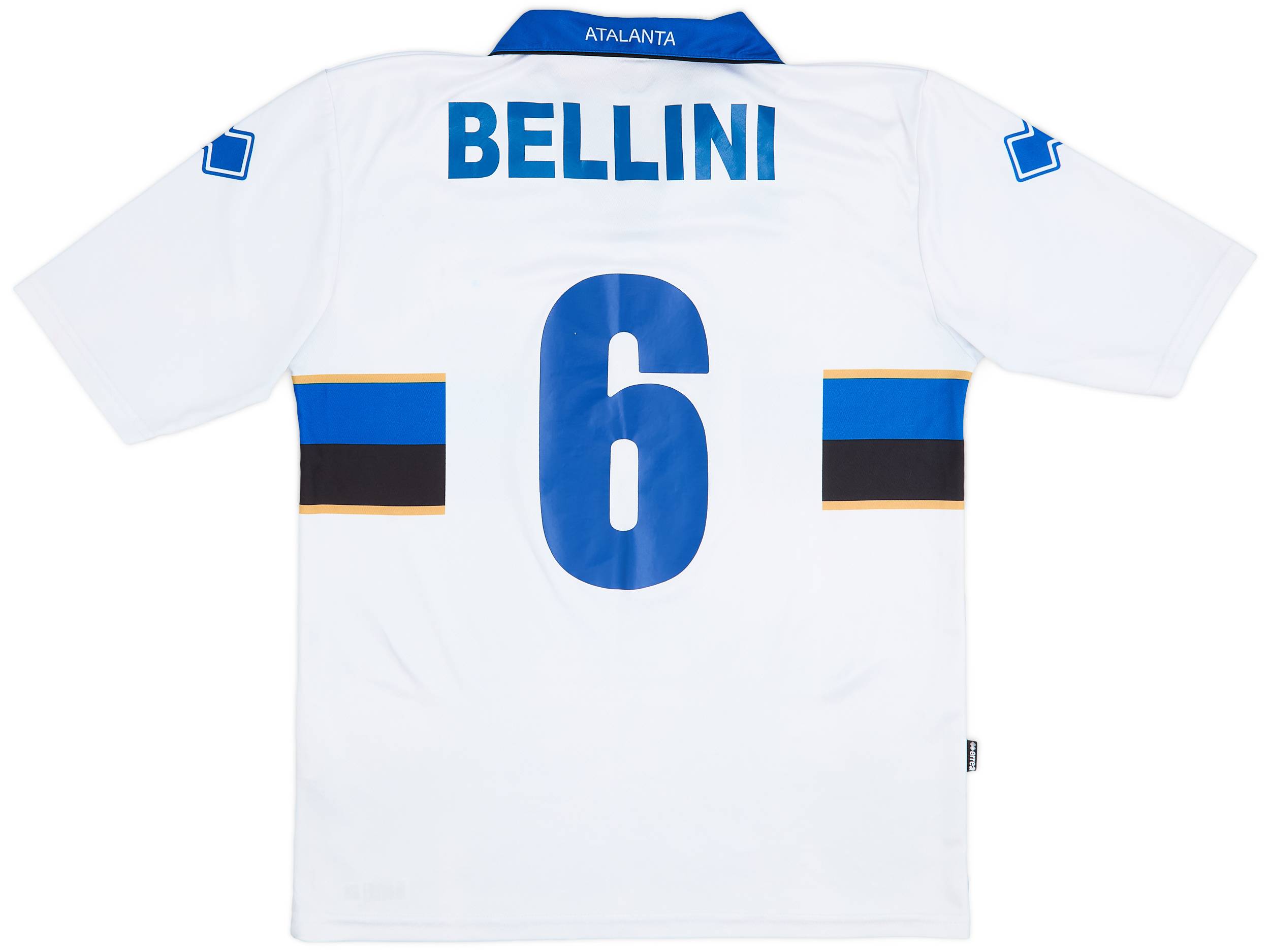 2007-08 Atalanta Signed Away Shirt Bellini #6 - 7/10 - (XL)