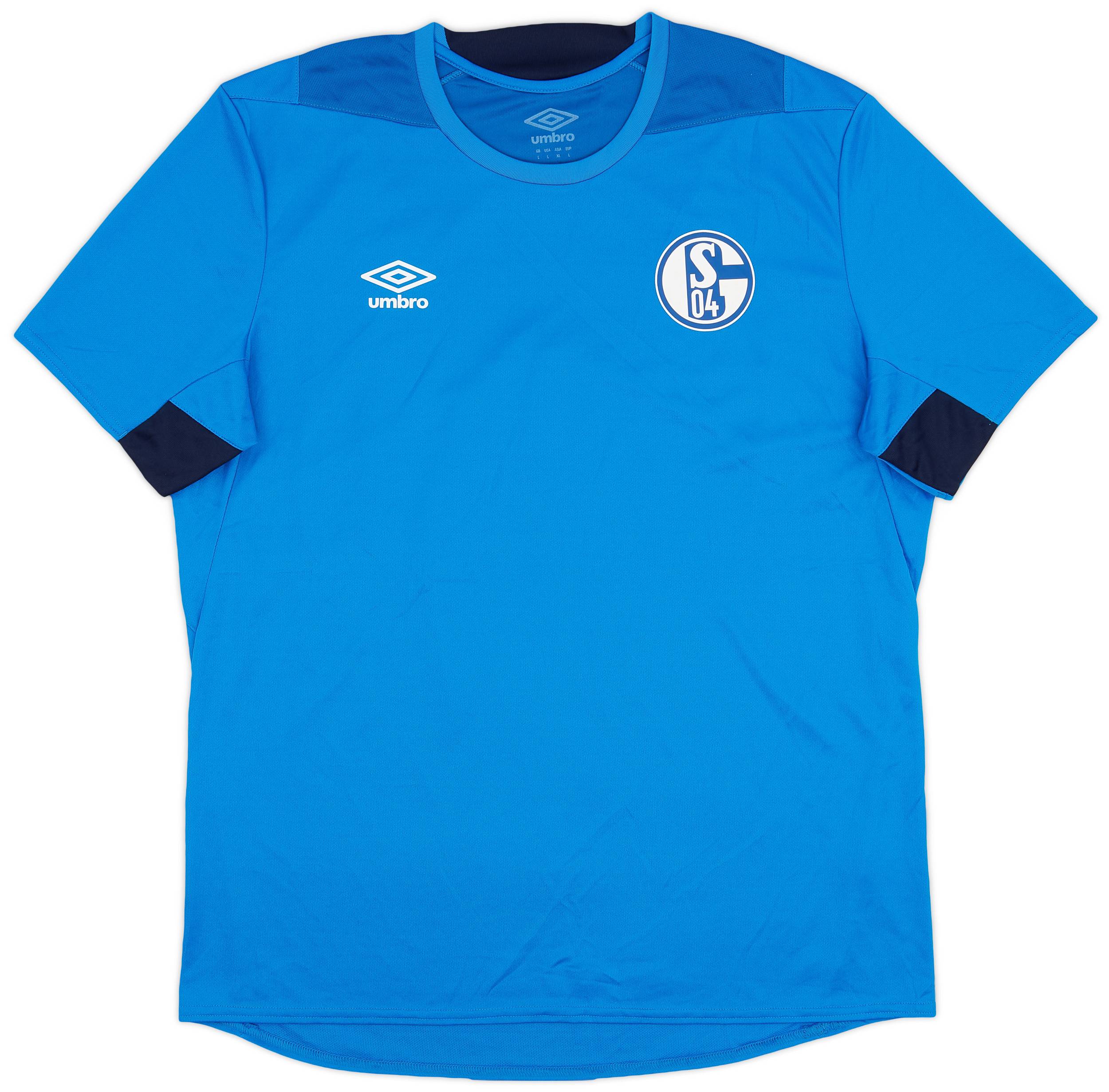 2021-22 Schalke Umbro Training Shirt - 8/10 - (L)